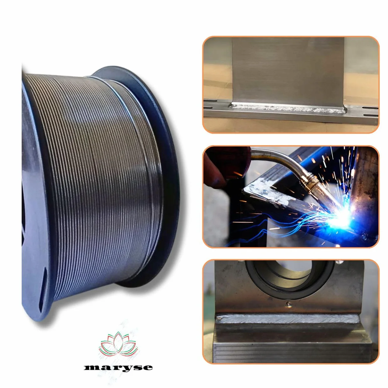 Filo Animato 0.8mm per Saldatura MIG No Gas Flux Cored Kg1