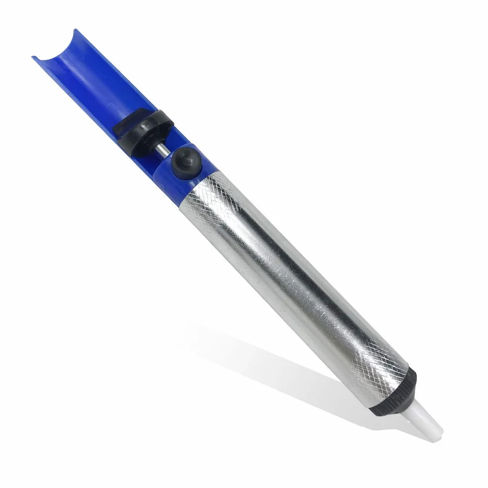 Pompa Dissaldatura Vuoto Alluminio Saldatore Strumenti Manuali Blu