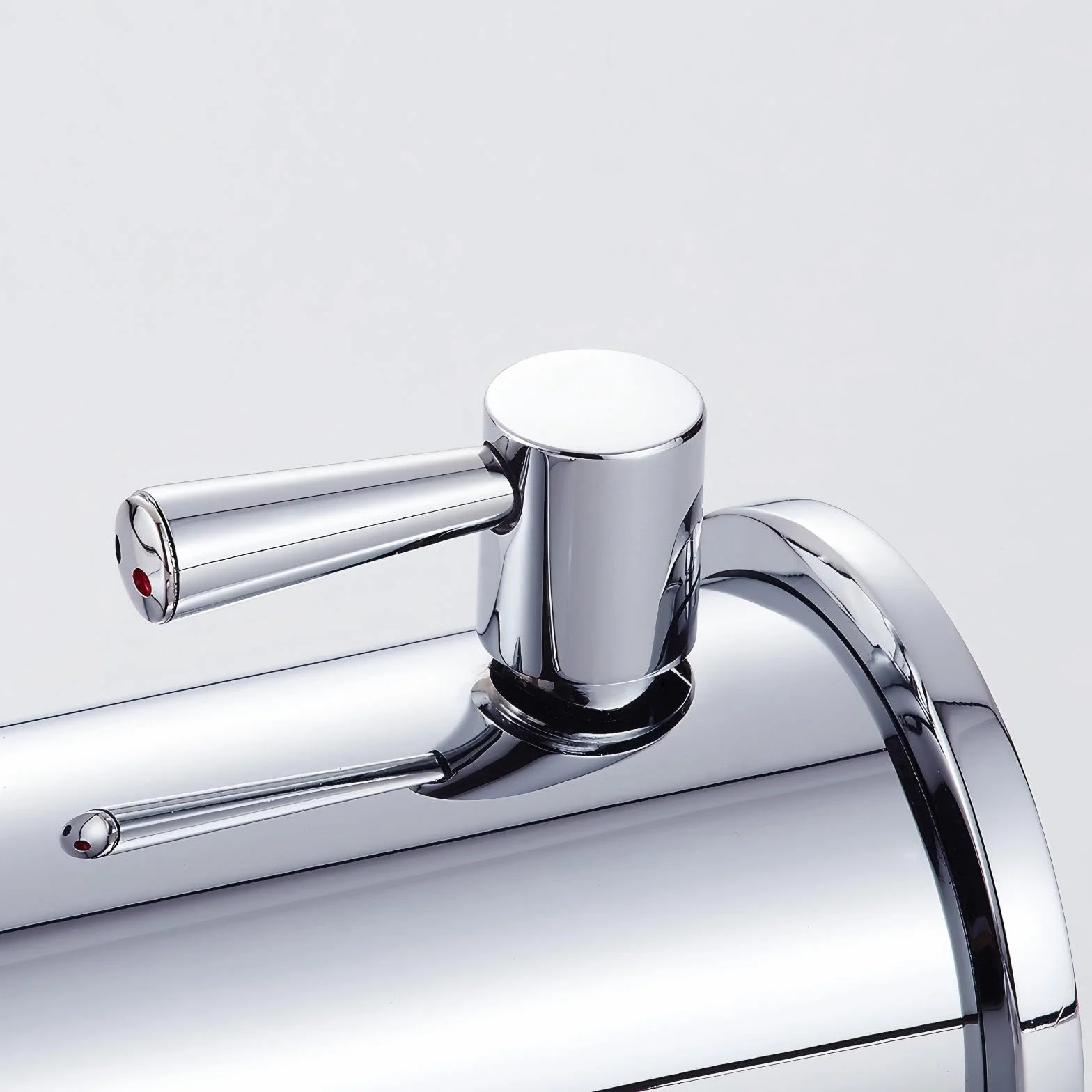 Auralum Rubinetto Automatico con Sensore ad Infrarossi Miscelatore Acqua Calda e Fredda per Lavabo Finitura Cromo