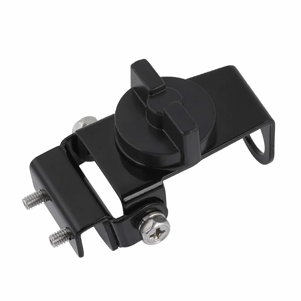 Estink Staffa di montaggio per regolabile, radio CB per veicoli montaggio radio mobile, con cuscinetto antigraffio, rotazione a 180°, supporto per autoradio