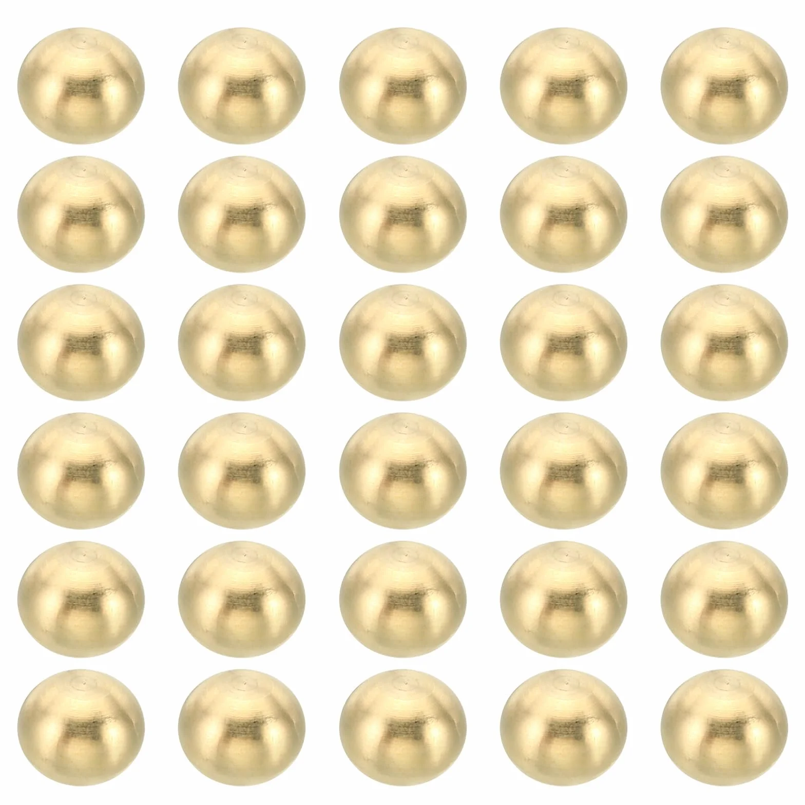 PATIKIL Dado Cieco M4x10mm 30Pz Copri-Dado Bulloni Ottone Dadi a Cappuccio Filettatura Viti Decorazione Lampade Mobili