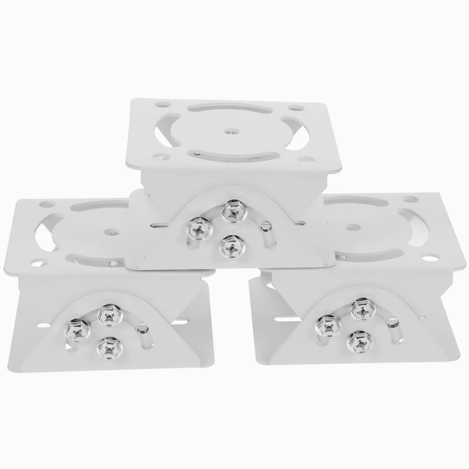 Alipis Supporto per Telecamera Staffa in Bianco 3 Facile da Installare da Usare per Accessori di Sorveglianza