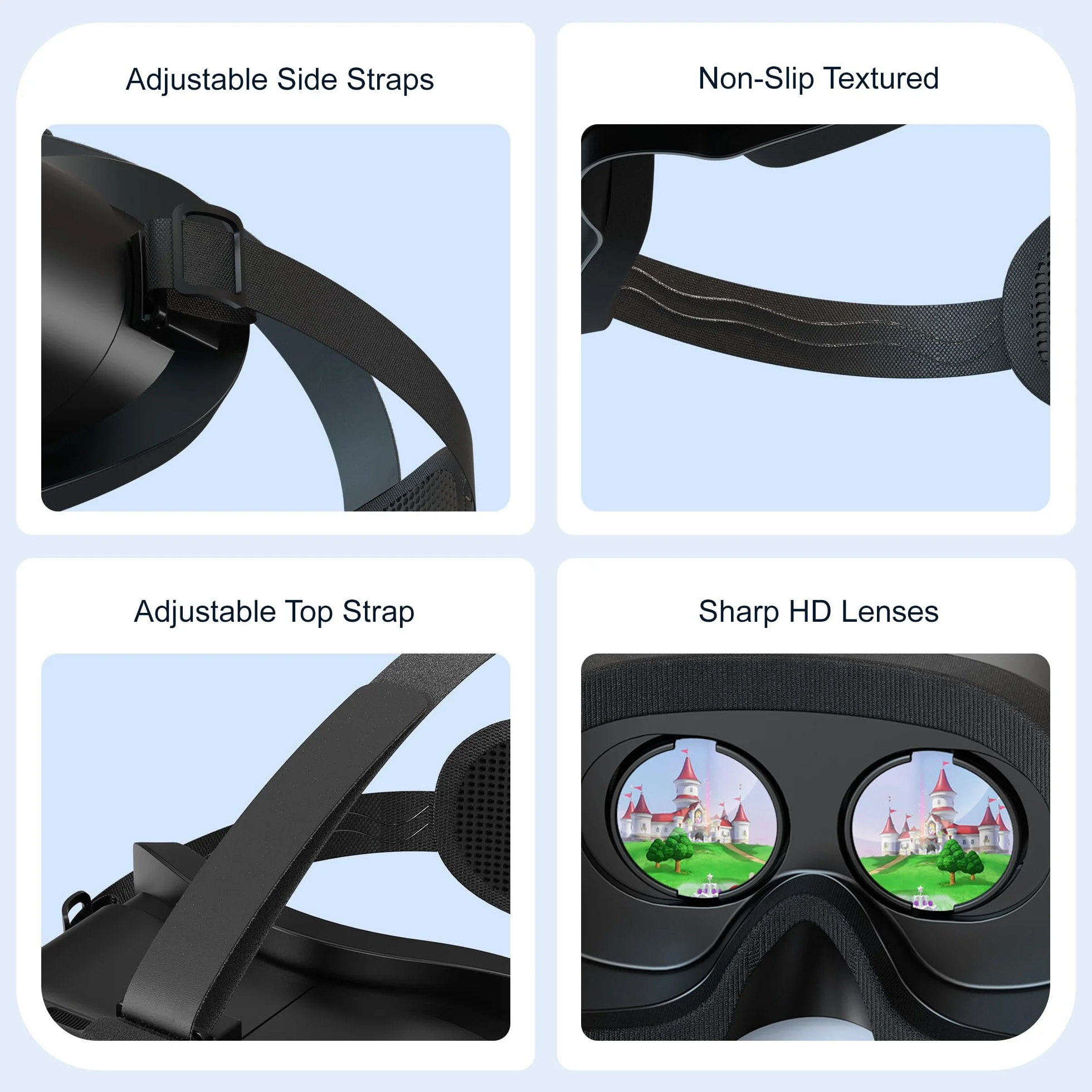VR Headset per Switch 2, nero