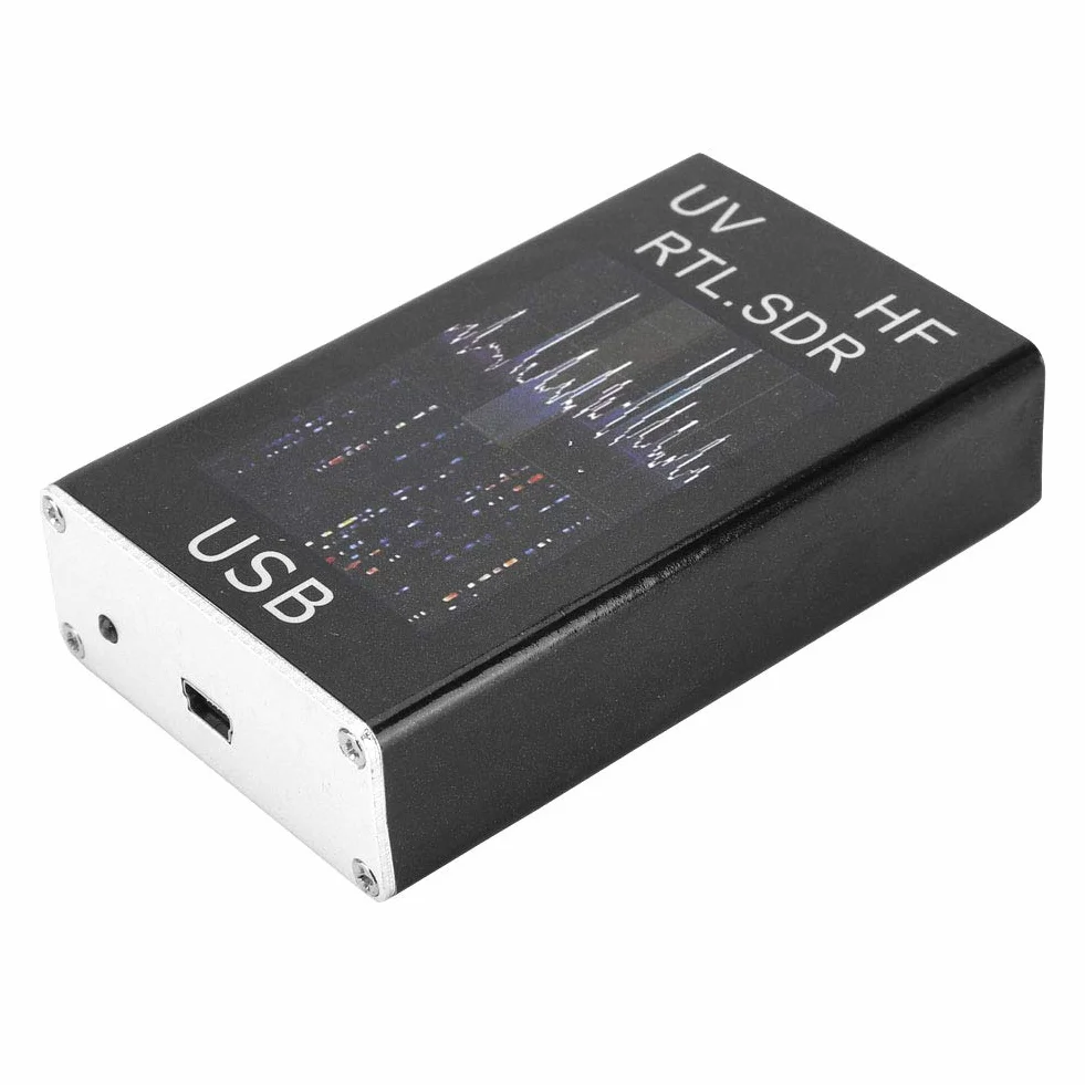 Ricevitore SDR, Ricevitore Sintonizzatore USB SDR U/V HF RTl a Banda Intera da 100 KHz-1,7 GHz/Radio R820T E 8232 USA