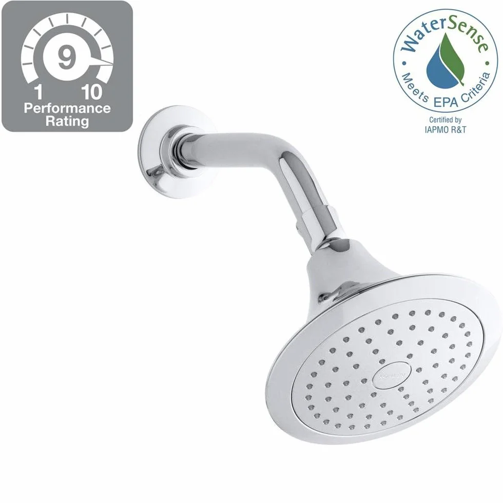 Kohler Soffione Doccia Forte CP 1.8 Finitura cromata
