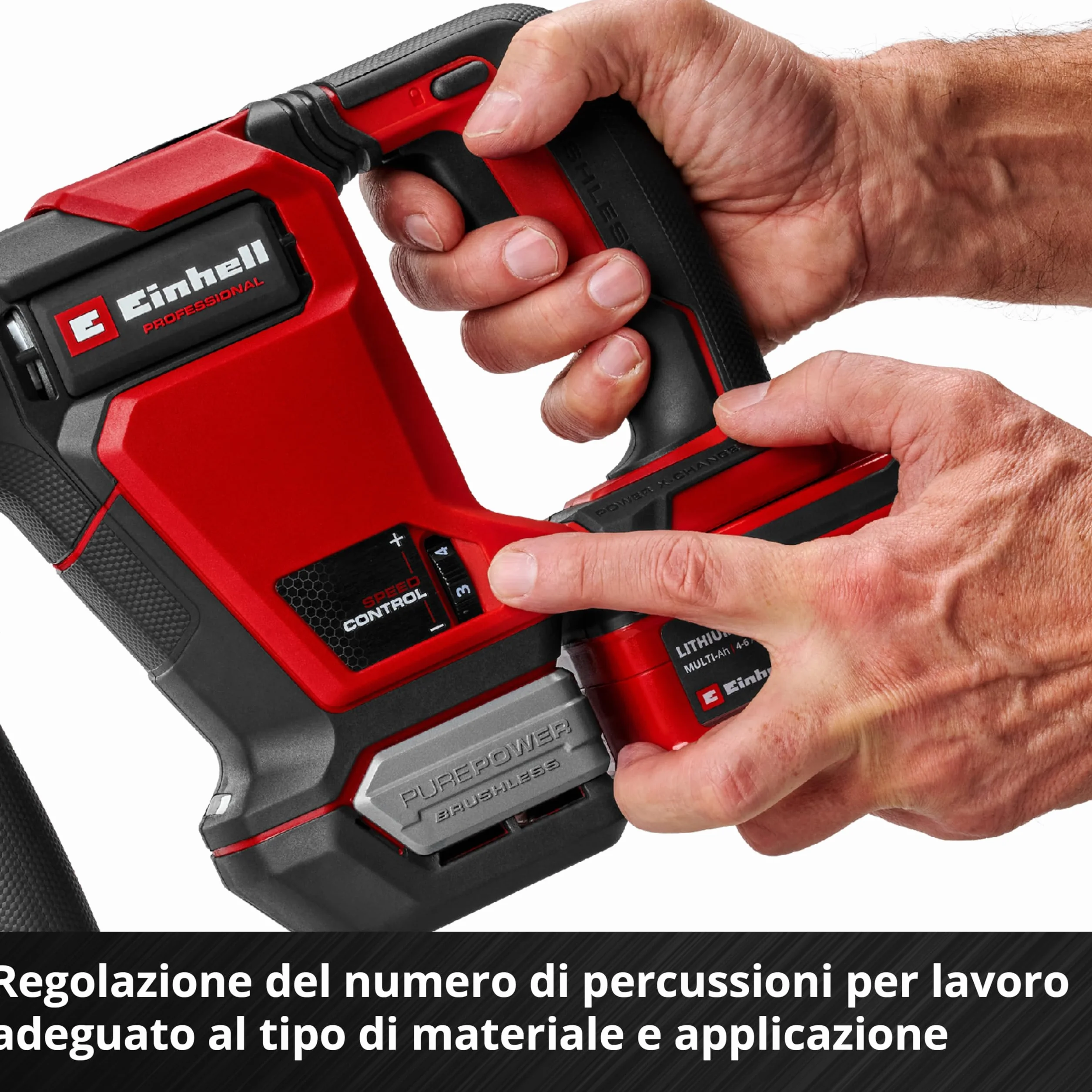 Einhell Professional Martello demolitore TP-DH 18/4 Li BL-Solo Power X-Change 18 V brushless 4,0 J SDS-plus