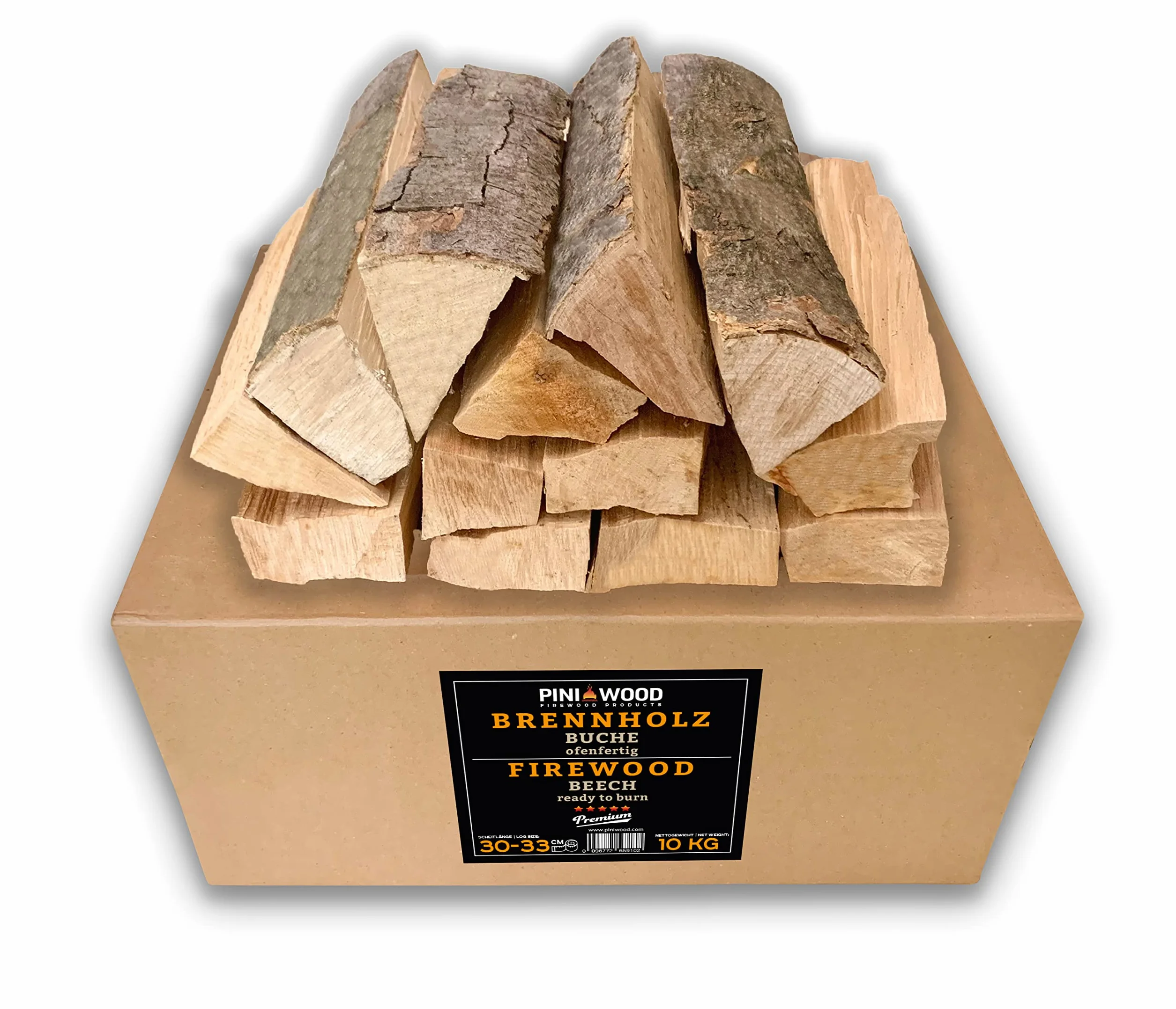 PINI Legna da ardere pronta al forno 30-33 cm 10 kg