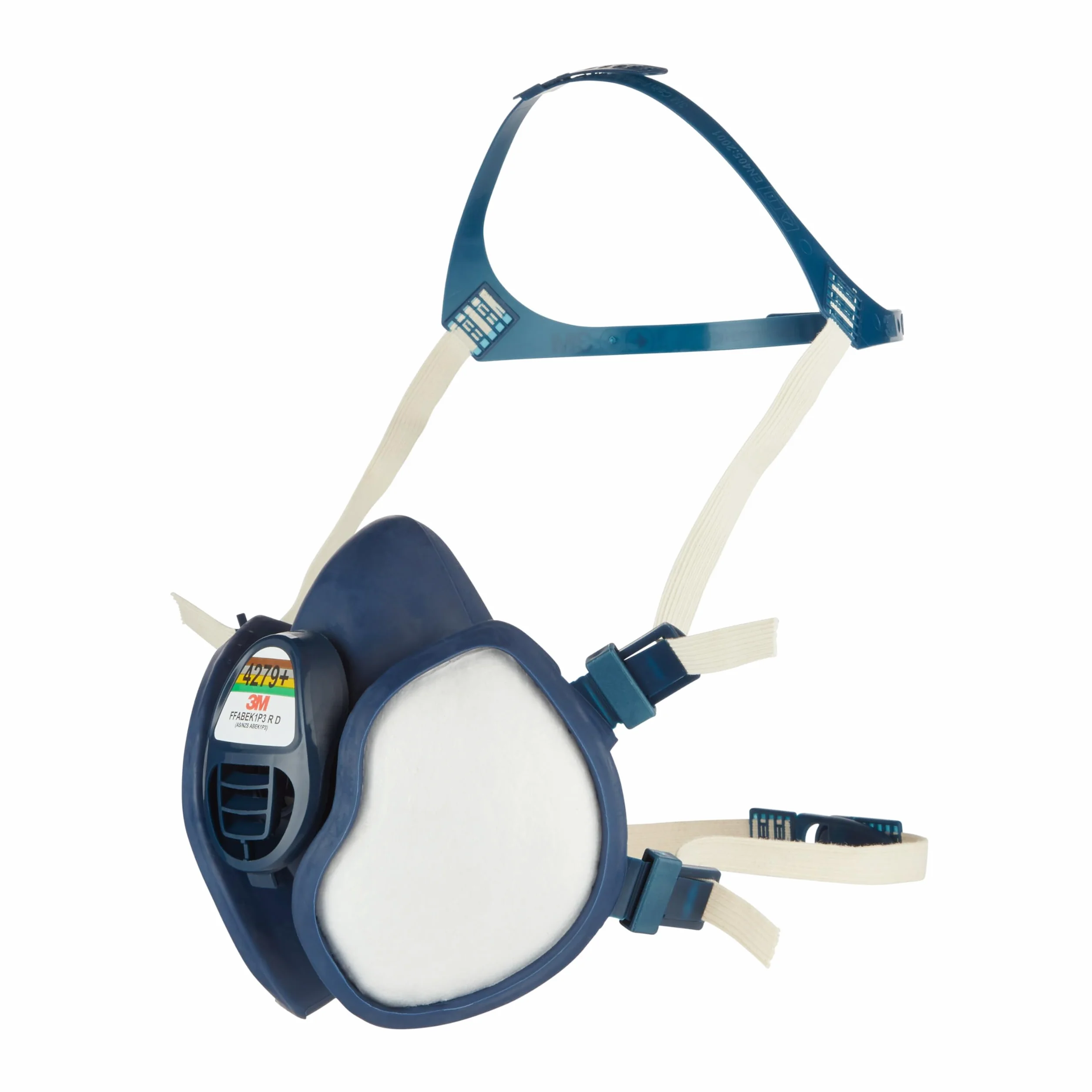 3M Semimaschera Senza Manutenzione 4279 plus Filtri FFABEK1P3 R D, Blu, 1 Unità