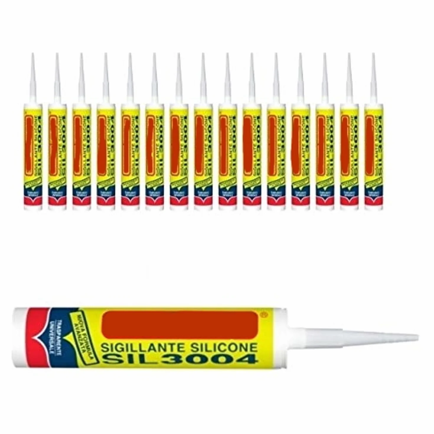 Silicone sigillante bianco antimuffa SIL3004 5 pezzi