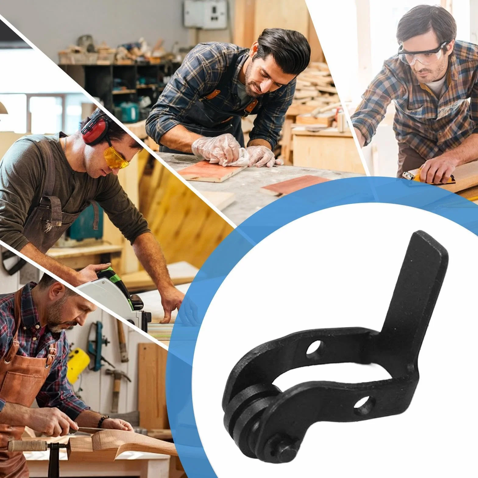 Guida per seghetto alternativo - Ruota a rulli per la precisione 'utensile | Accessorio di ricambio con rotazione e design di allineamento di precisione per uso professionale, lavorazione d