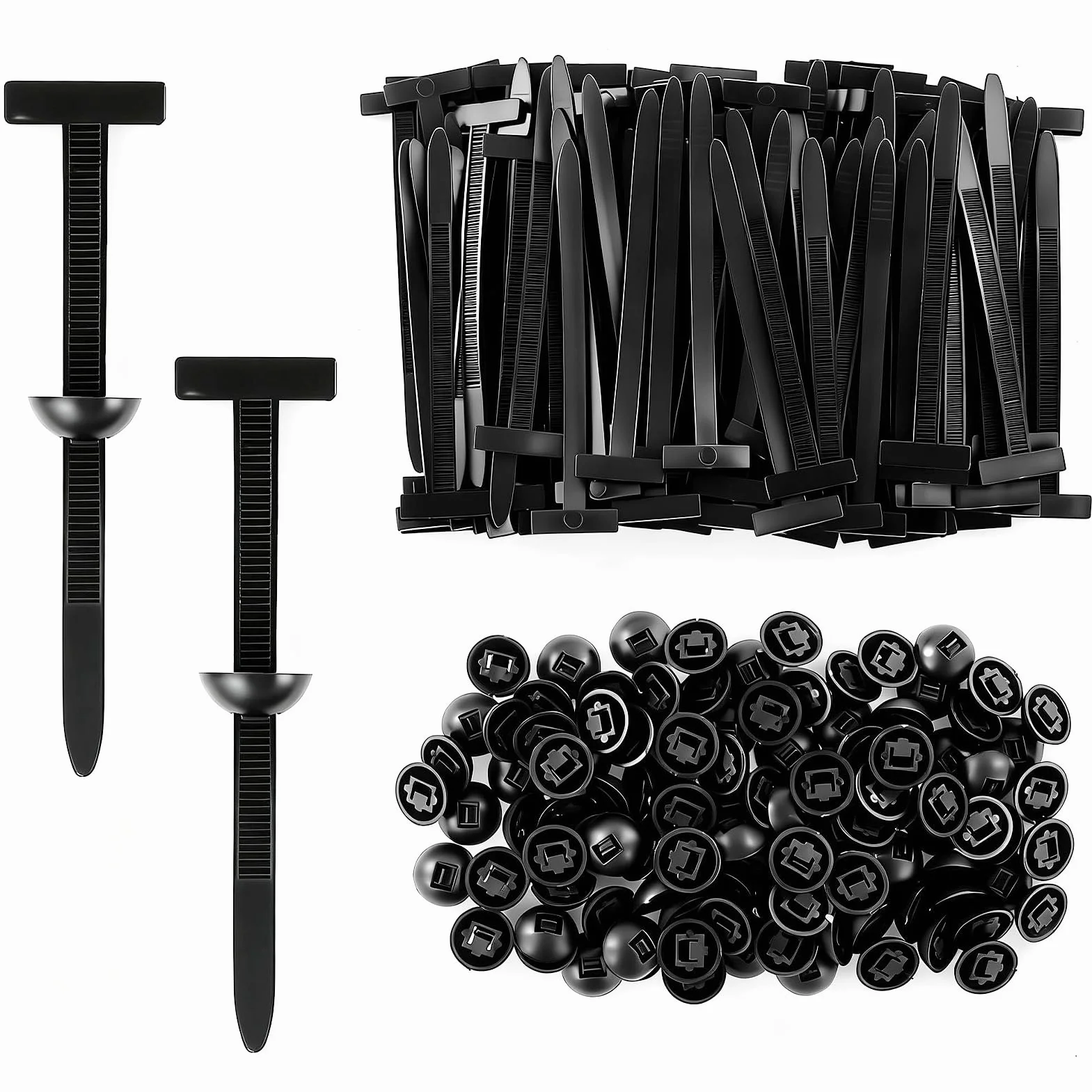 Fascette stringicavo in nylon universale 110 sztuk do naprawy auto