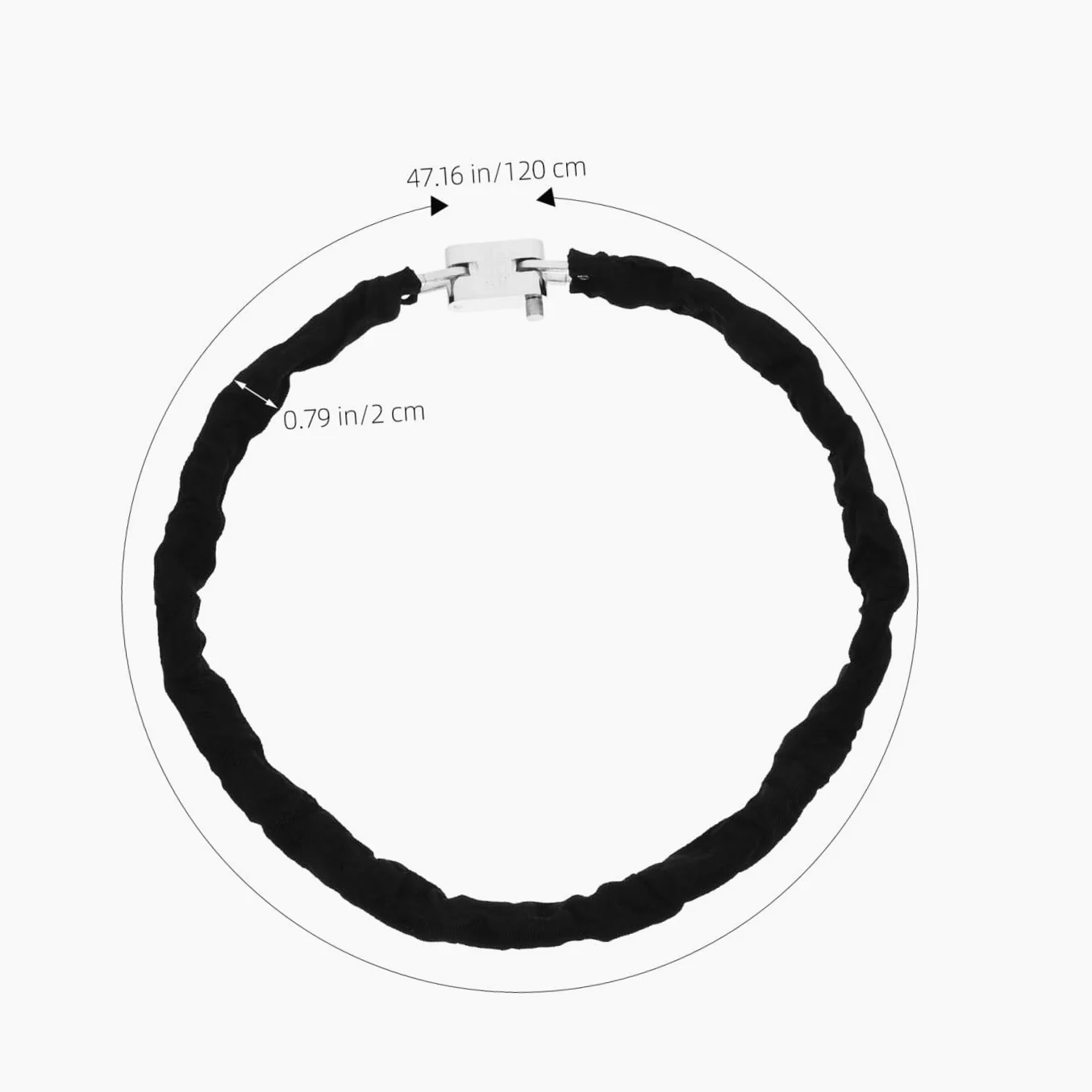 Lucchetto Catena Antifurto per Bici e Moto Sicurezza Robusta e Resistente alla Corrosione per Mountain Bike Scooter e Attrezzature Esterne