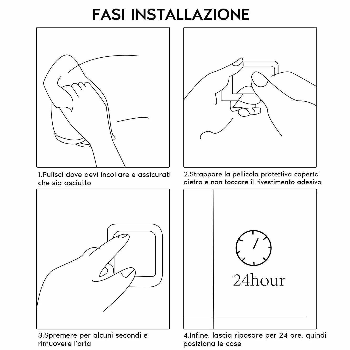 ZUNTO Portasciugamani 40CM Autoadesivo Acciaio Inossidabile