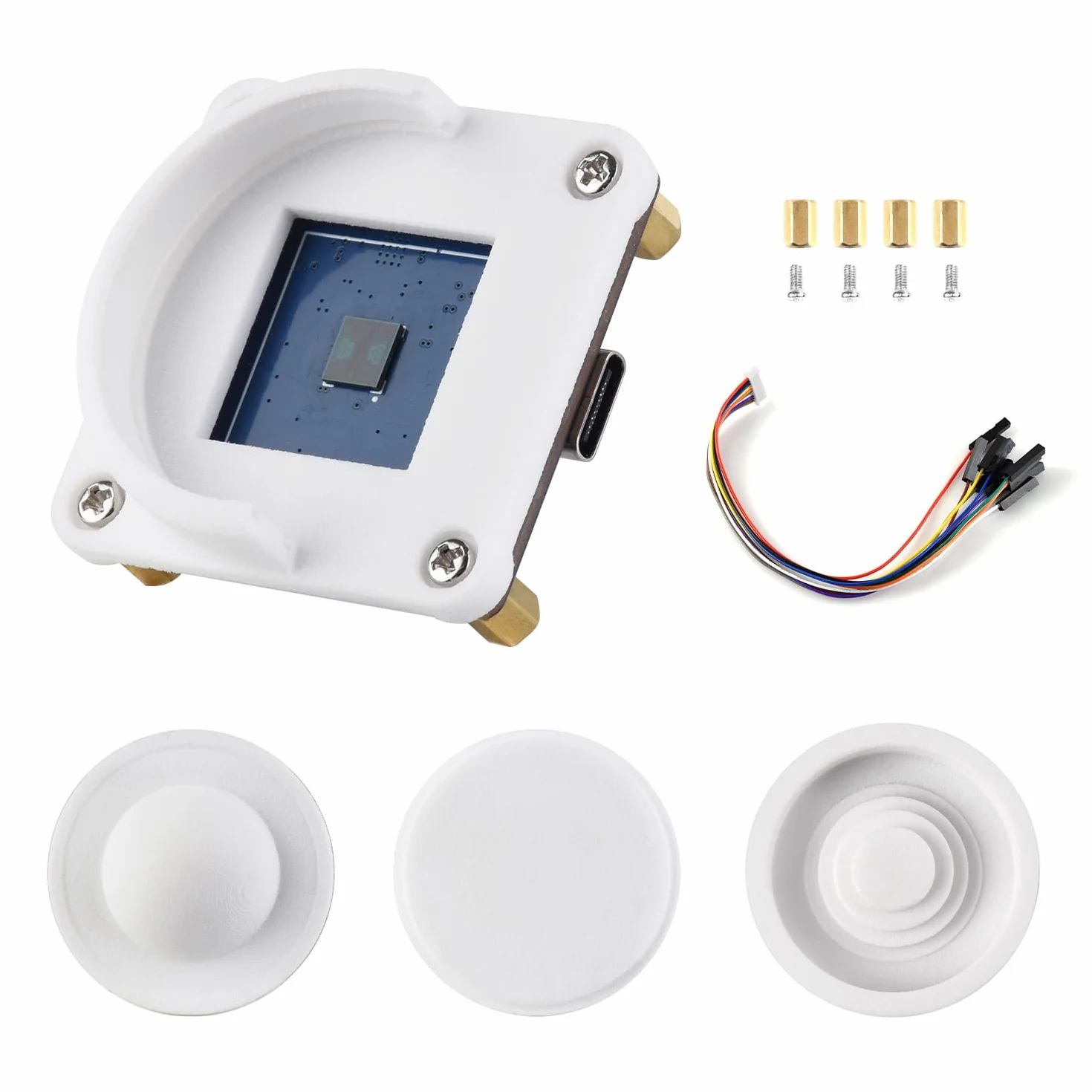 Waveshare A121 Range Sensor Box, A121 60GHz mmWave Radar Micro-Motion Detection Module, Based On Acconeer A121 Pulsed Coherent Radar (PCR) Sensor, Supports High-Precision Distance Measurements