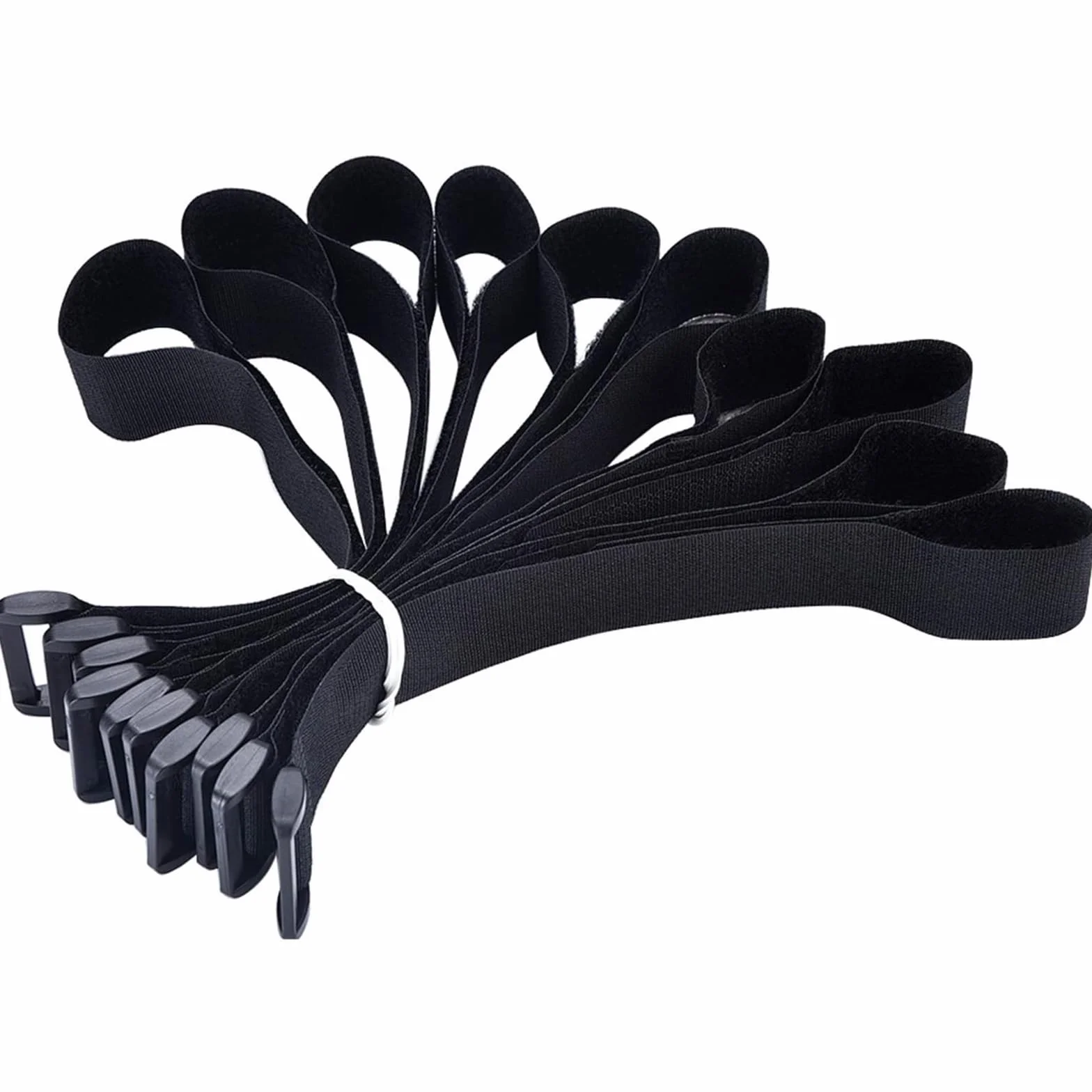 Cinghie multiuso per cavi riutilizzabili in nylon 40 cm