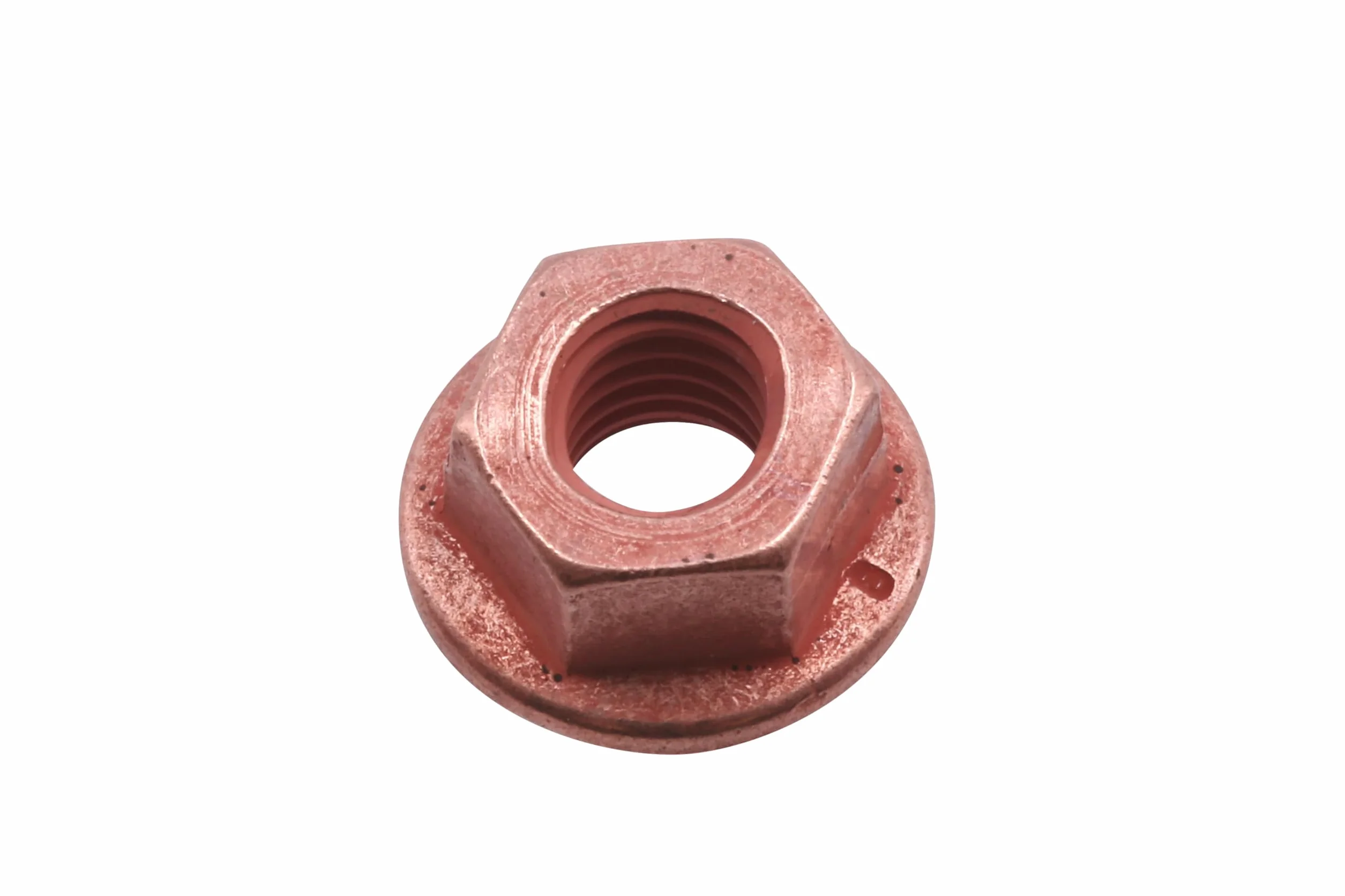 Connect 30741 Copper Flashed Nut Flanged Self Locking M8 x 1.25 x 13mm Hex 5pc