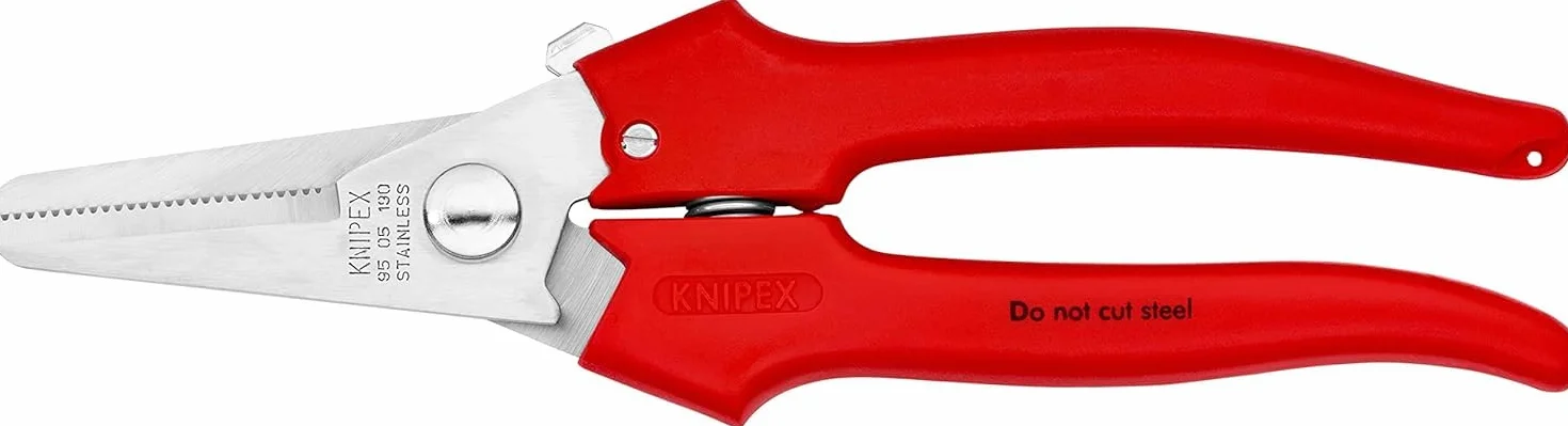 KNIPEX Cesoia combinata rivestiti in resina termoplastica 190 mm, 95 05 190