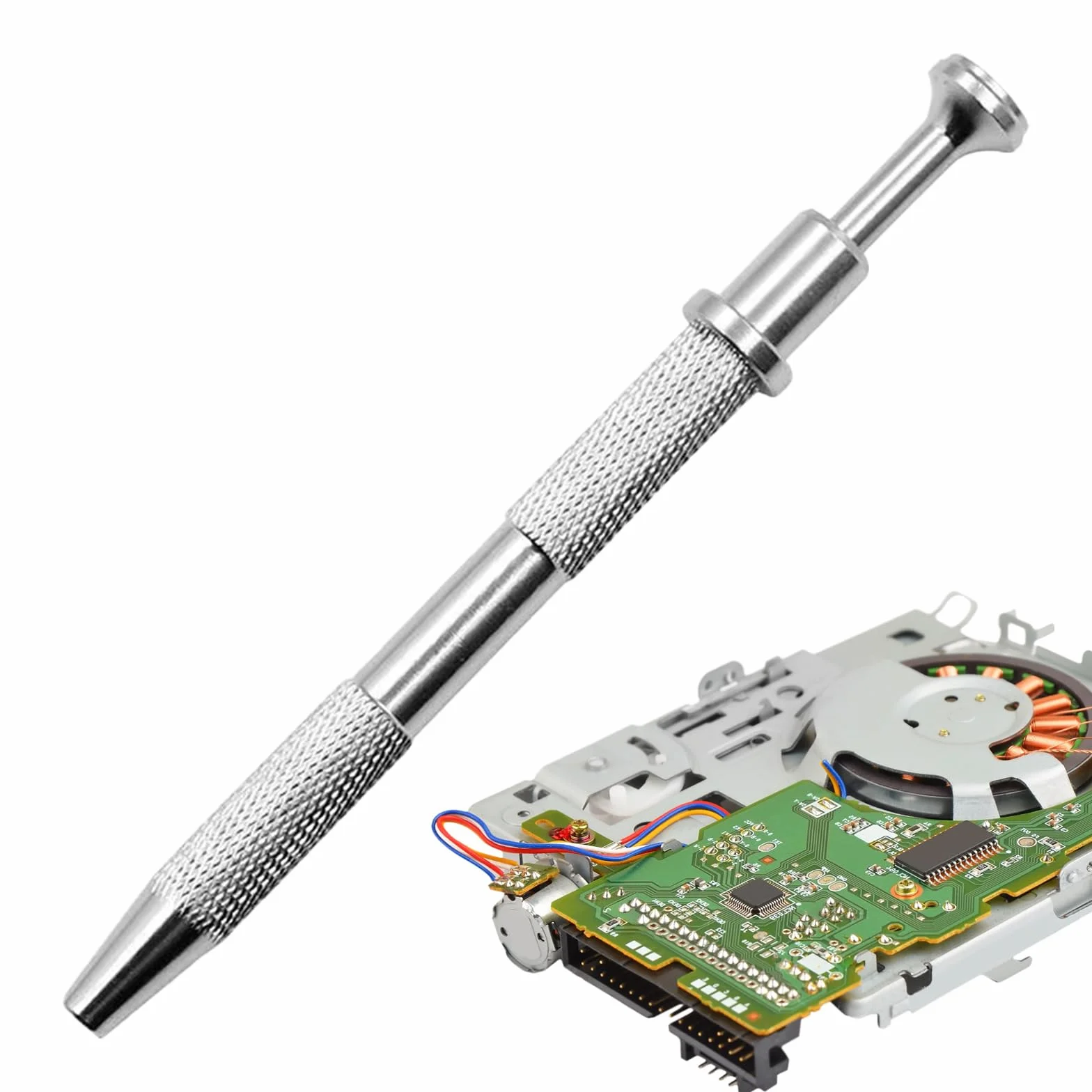 Estrattore Componente Elettronico con Artigli Regolabili IC BGA PLCC Chip Back Design a Molla per Riparazioni Scheda Madre
