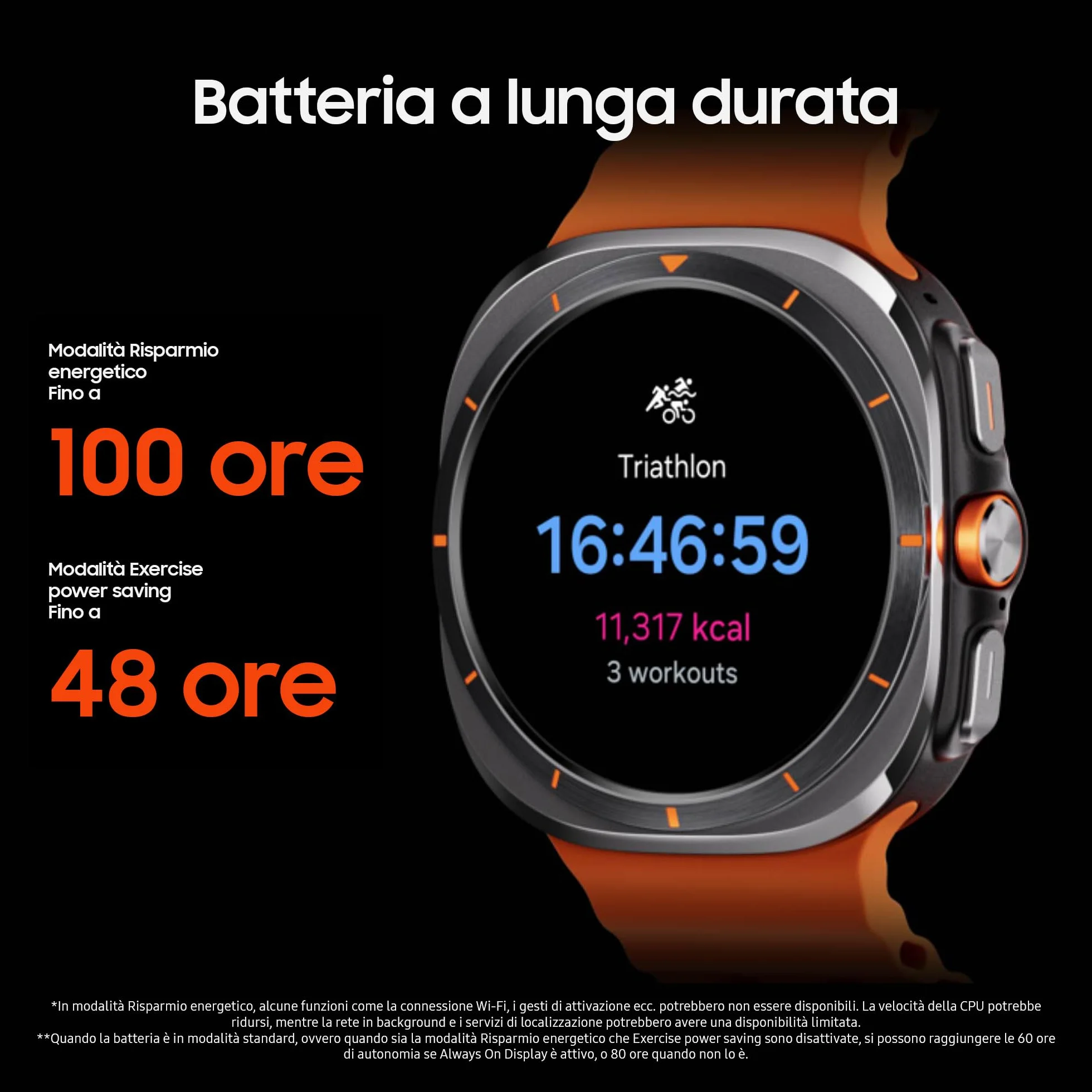 Samsung Galaxy Watch Ultra 2025 (Titanium Silver, LTE, 47mm) Smartwatch Galaxy AI, Design Resistente agli Urti, Batteria a Lunga Durata, Cassa in Titanio di Grado Aerospaziale [Versione Italiana]