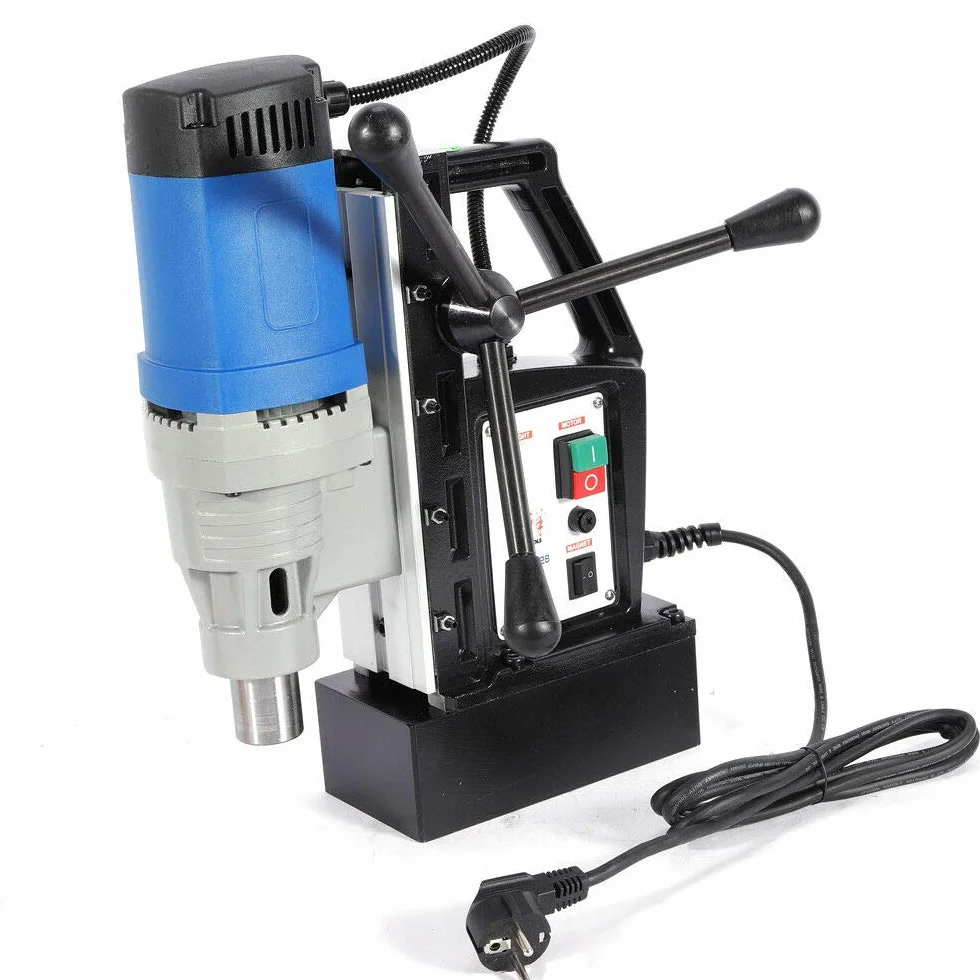Trapano magnetico 1680 W 3-28 mm foratura nucleo acciaio guida ago 13000 N