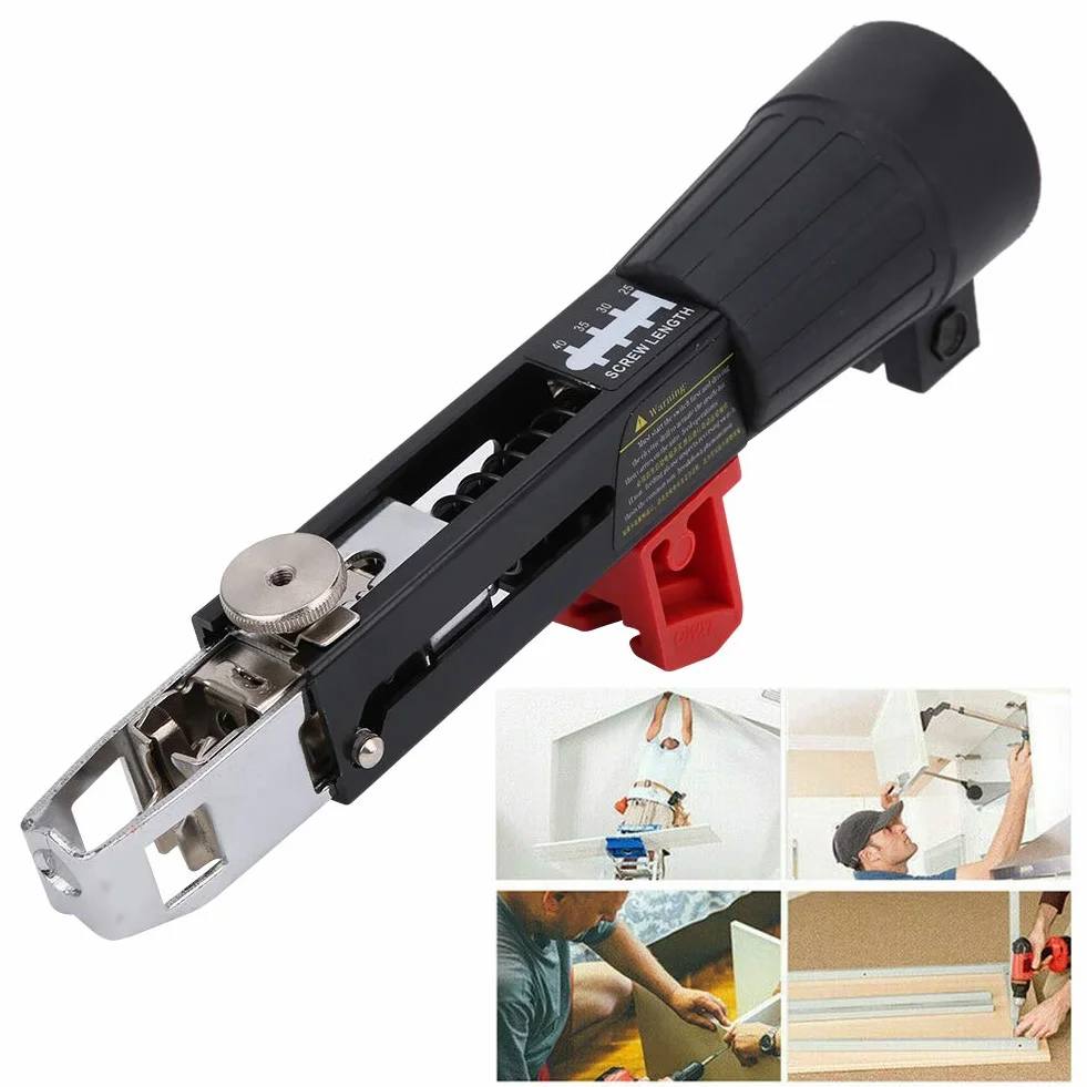 Pistola sparachiodi a Catena Automatica Trapano Elettrico Utensili per Legno Set per Cartongesso