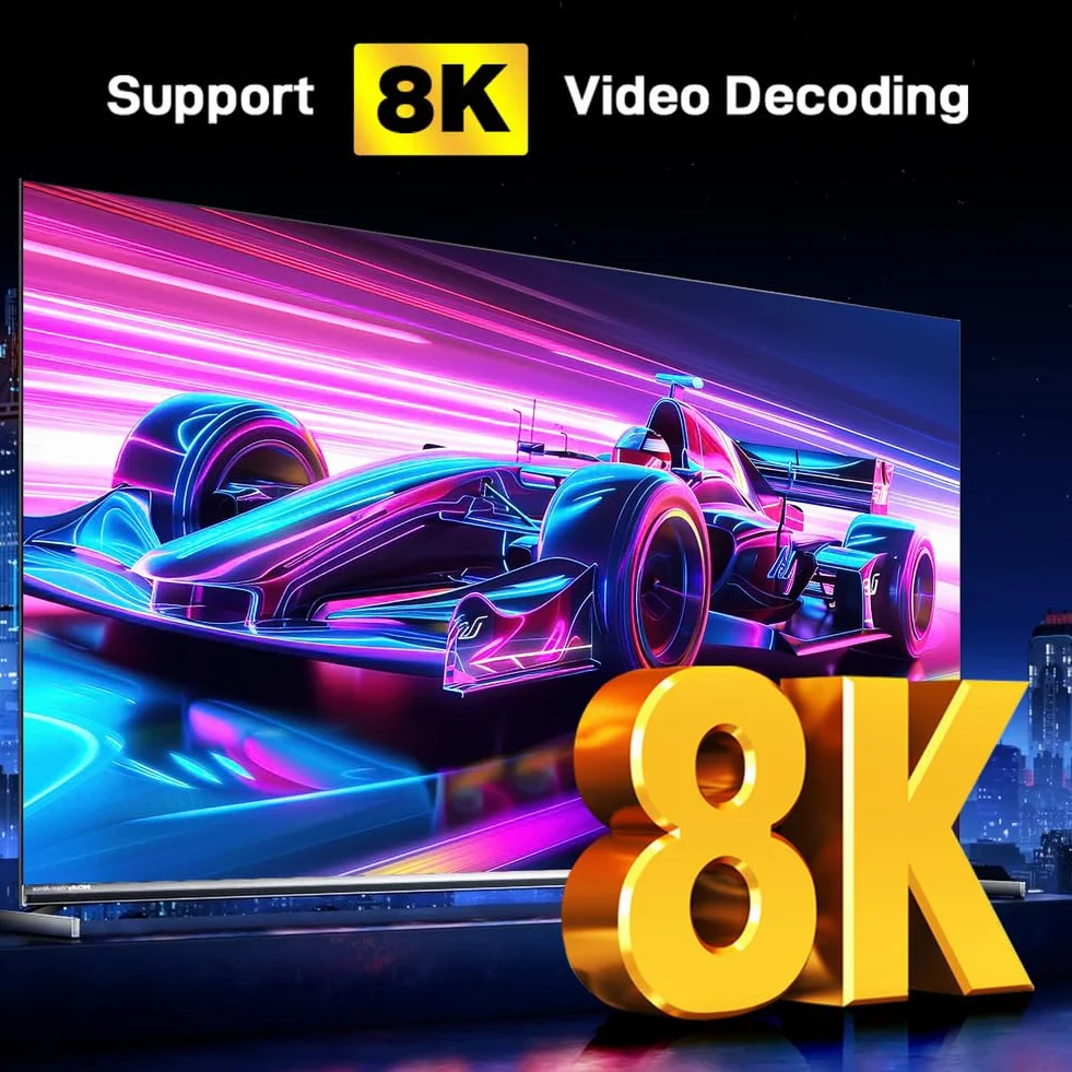 TV Box Android 14, 2025 H96 Max M9S RK3576 con CPU Quad-Core Cortex-A53 A 64 Bit, Supporto WIFI6 4K/8K HD, BT5.0, 2.4G/5G Dual WiFi, Ethernet 100 M,8gb+128gb