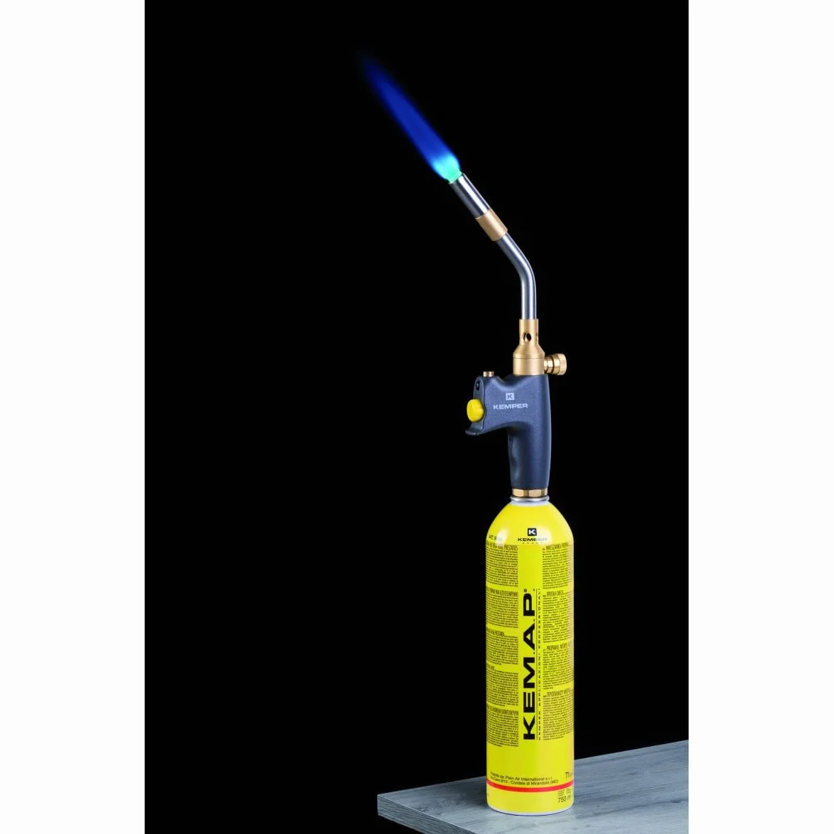 Profesjonalna lampa saldatura Valigetta Cannello + 2 bombole gazowe Kemap