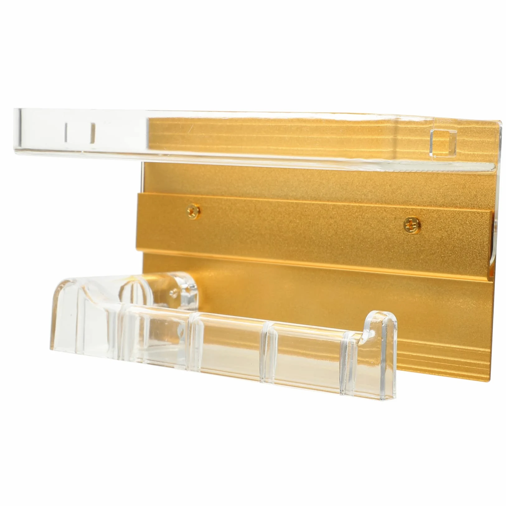 HLTYGWX 2 Set Portarotolo Acrilico Scaffale Nero Portarotolo Nero Portarotolo Nero Portasciugamani Portarotolo Portarotolo Piccolo Portasciugamani Portarotolo Carta Igienica Mensola per Telefono a