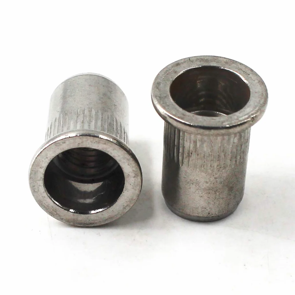 Inserto per rivetti a testa piatta M10 acciaio inox 304 confezione da 30