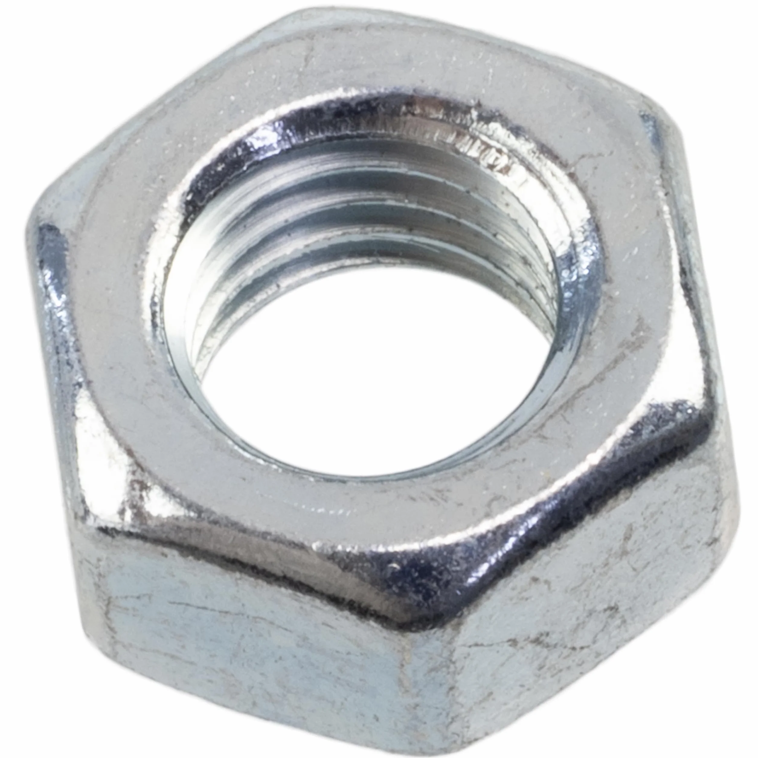 AERZETIX Set 30 Dadi esagonali M7x1mm acciaio zincato argento