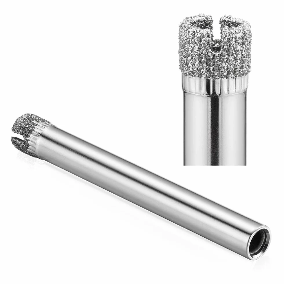Punte di Trapano Diamantate Ø6mm 15 pezzi per Vetro Ceramica Piastrelle