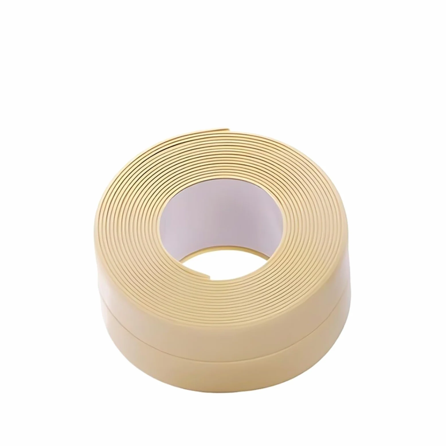 Nastro sigillante, 2 Rotoli di Nastro Adesivo da Parete for Bagno, Larghezza 3,8 cm, Dimensioni L, Nastri sigillanti autoadesivi(Yellow)