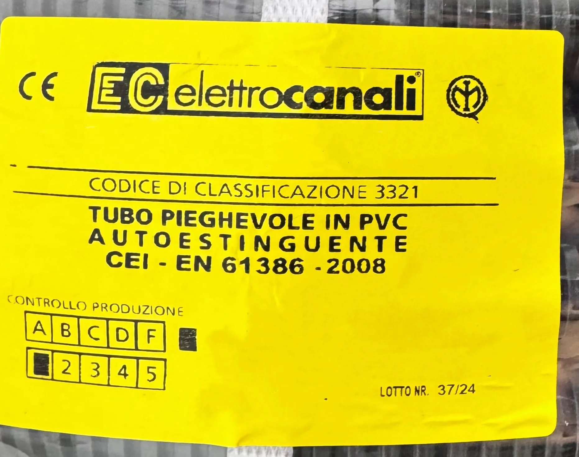 Tubo Corrugato Nero Diametro 20 mm 50M Flessibile Autoestinguente Resistente Pieghevole per Impianti Elettrici Passaggio e Protezione Cavi