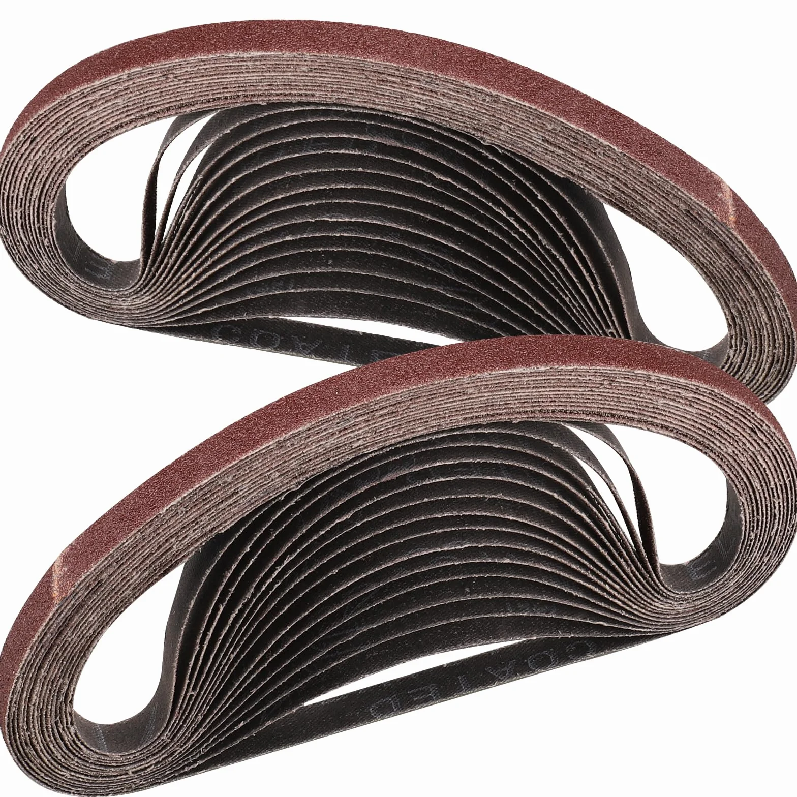 STEBRUAM Nastri Abrasivi 9 x 533 mm 30PCS 80 Grana Levigatrice a Nastro