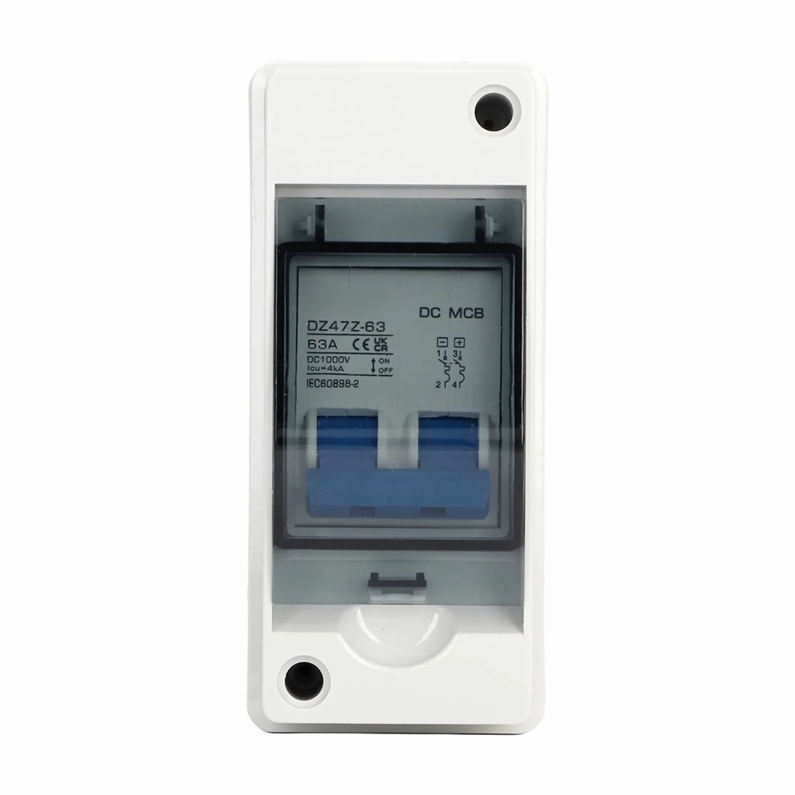 Acouto Sezionatore CC in Miniatura 63A 1000V IP65 per Pannello Solare Connettore del Fotovoltaico per un Sezionatore CC più SicuroSezionatore SolareSezionatore 63ASezionatore 1000 V