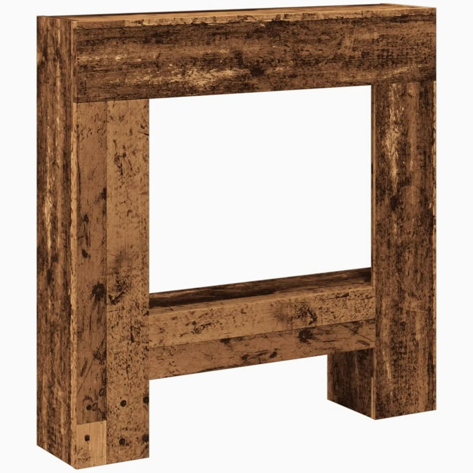 Cornice per Camino Legno Antico 81x18x82 cm in Truciolato,Cornice per Camino,Cornice Decorativa Caminetto-854605