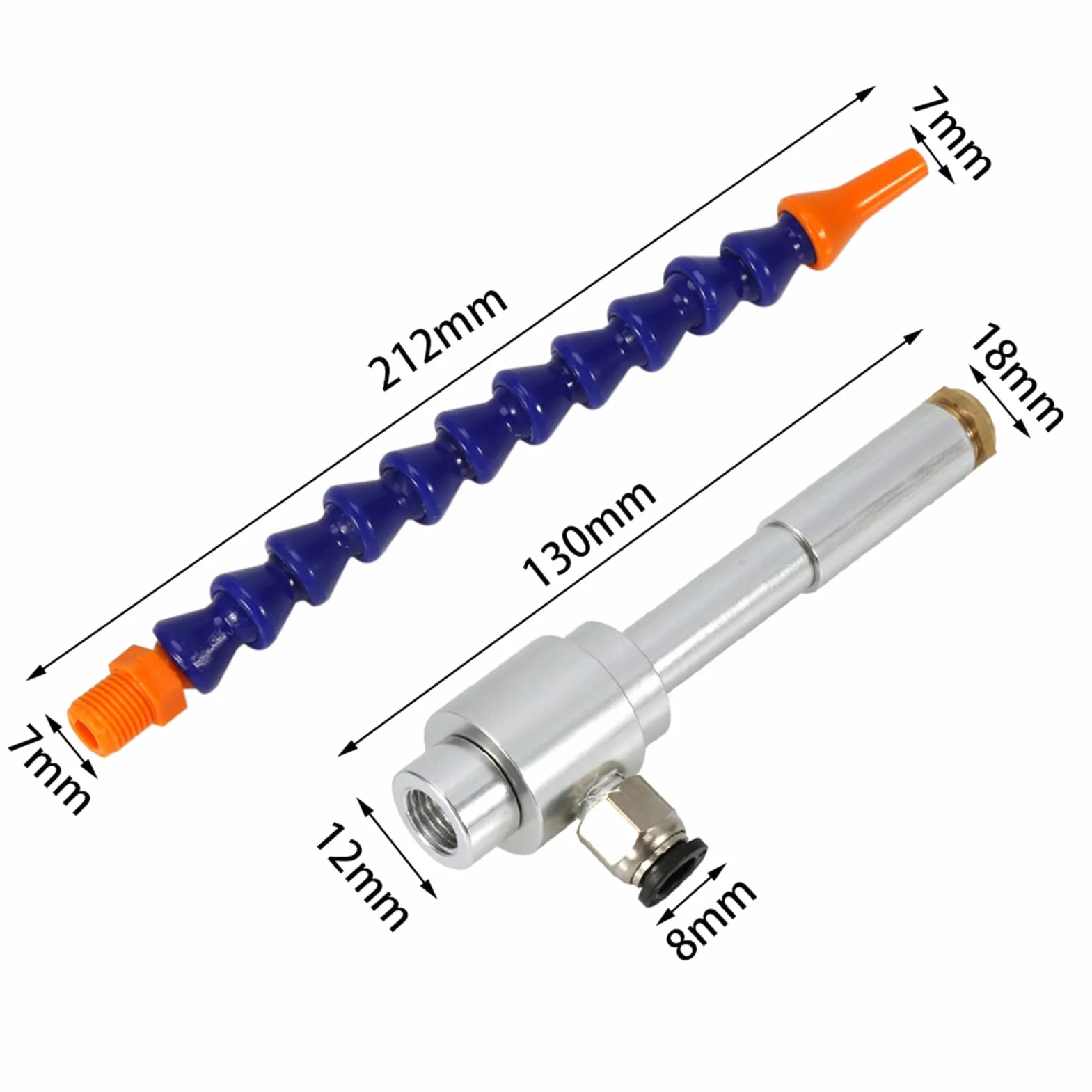 Mini Vortex Pistola di Raffreddamento a Secco Ad Aria Fredda con Tubo Flessibile