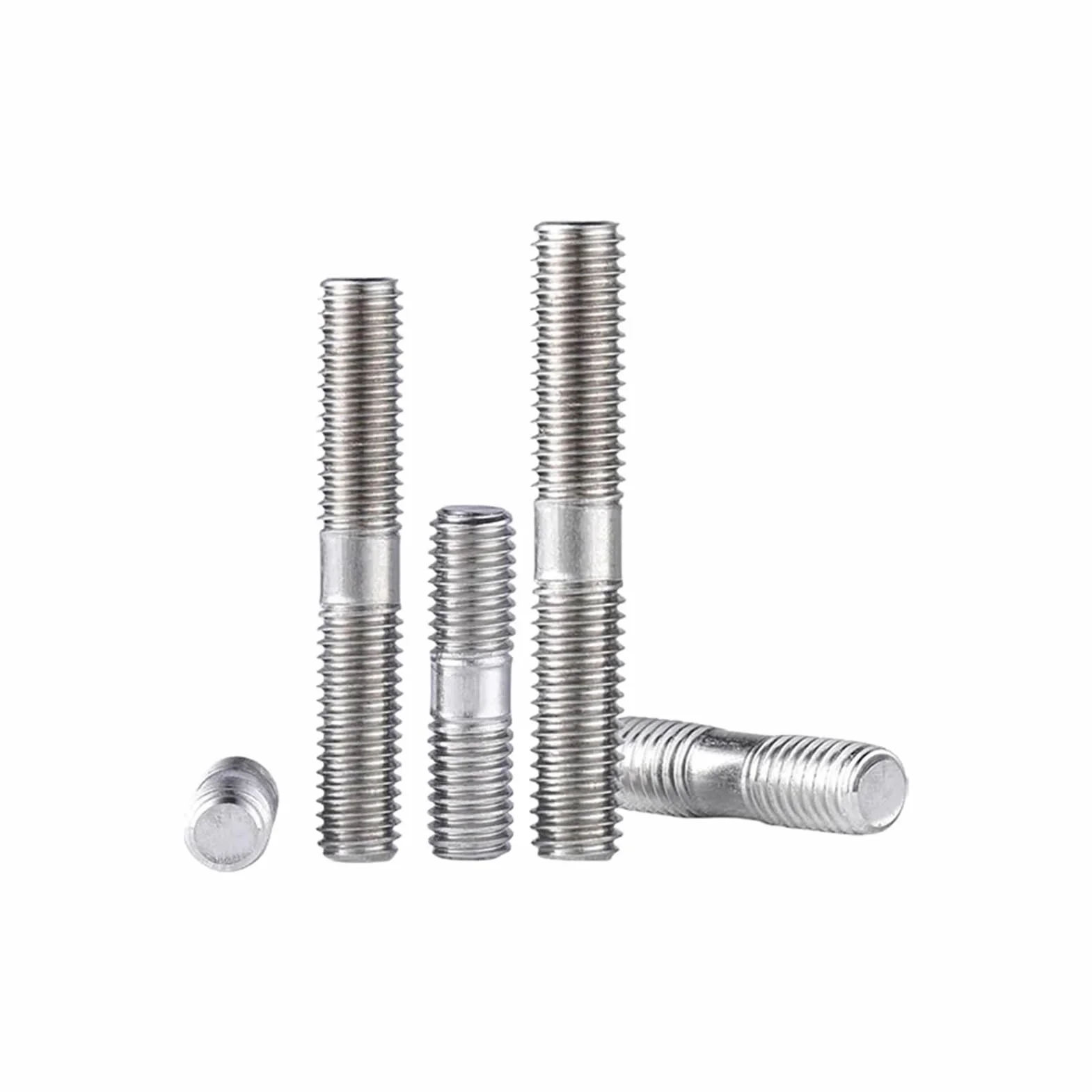 Bulloni Prigionieri M3 M4 M5 M6 M8 M10 304 Acciaio Inossidabile Doppia Filettata M5x20 5 Pezzi