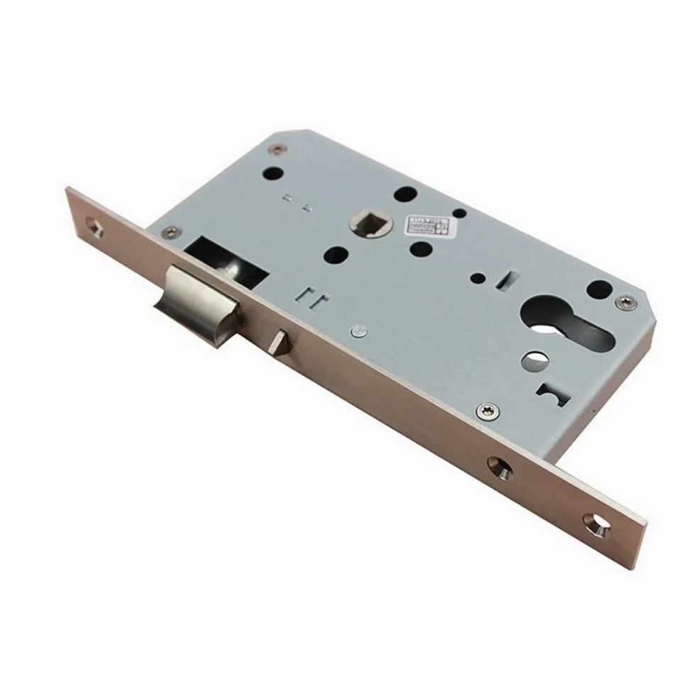 Serratura Porta Heavy Spring 5572 6072 Corpo della serratura in acciaio inossidabile con linguetta obliqua singola grande di sicurezza piccola(55mm)