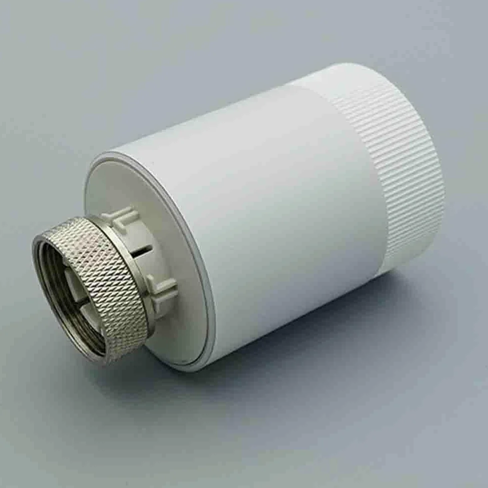 Valvola termostatica intelligente per radiatore zigbee con display a LED, TRV programmabile per riscaldamento a risparmio energetico, controllo remoto della temperatura tramite app tuya, M30 x 1,5