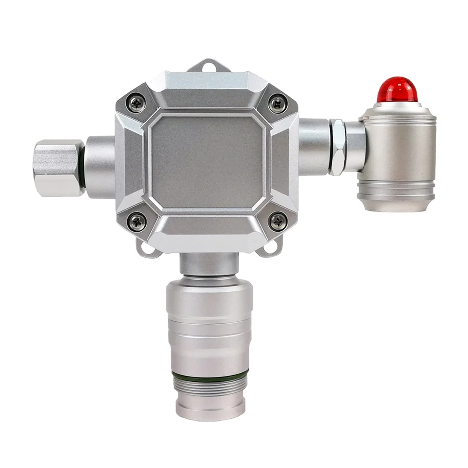 Monitor gas, rilevatore perdite gas, Allarme Perdite Di Azoto Con Monitor Di Allarme Sonoro, Rilevatore Di Concentrazione Rilevatore Di Gas Intervallo 0-100% Vol, Argento per casa, camper, fognatura