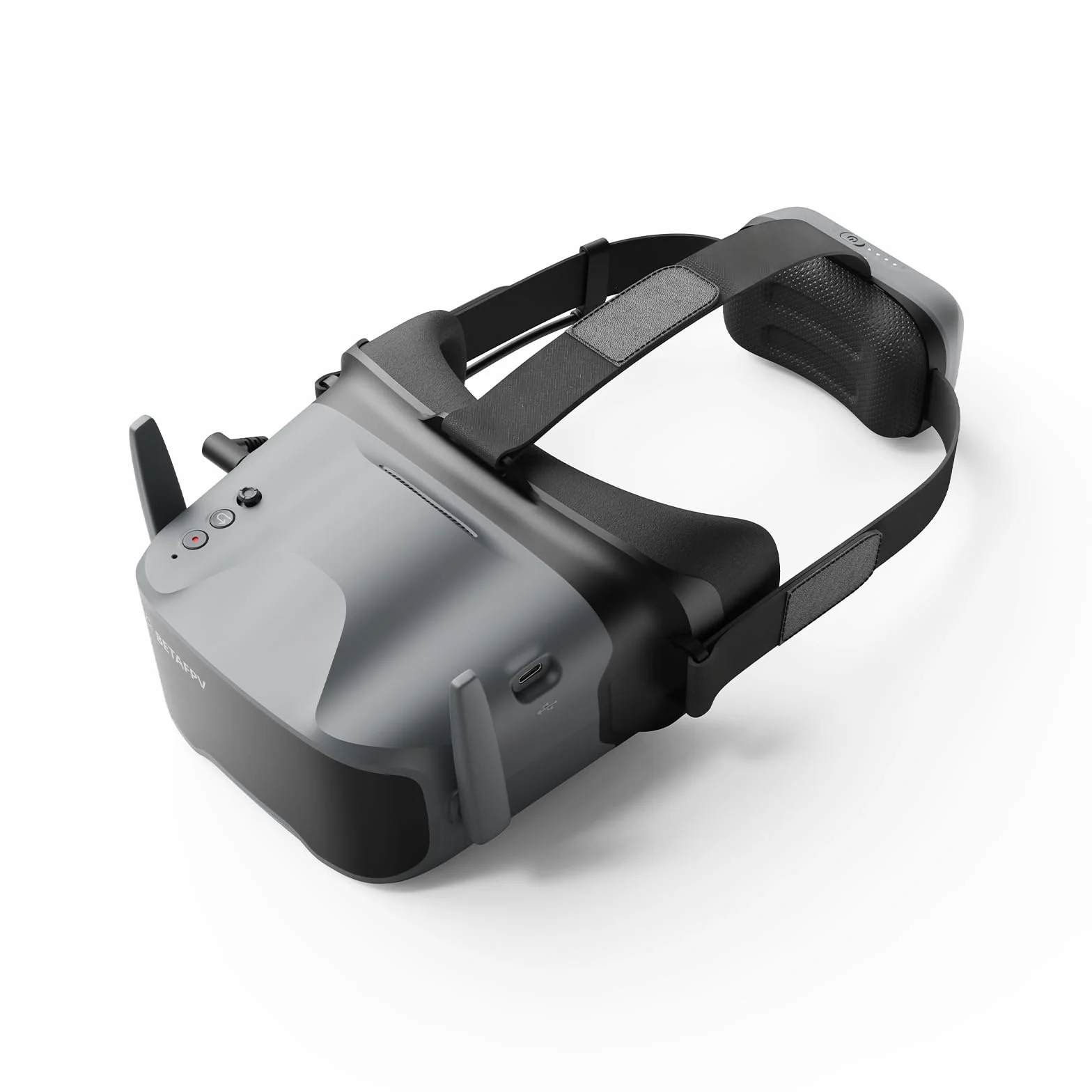 BETAFPV VR04 HD FPV Goggles with 1080P Resolution, 4.5'' Screen LCD, Micro SD Slot, 2 2600mAh Lipo Batteries Up to 3H, Adjustable Headband, Support Recording Replay Compatible for P1 Air Unit VTX