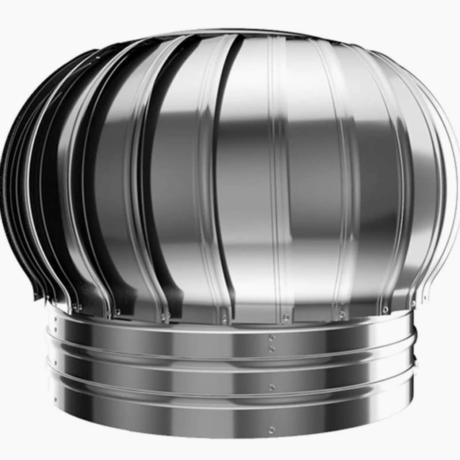 Comignolo con turbina Rotante da 300 mm per Una Ventilazione efficiente del Tetto in Case, fabbriche, soffitte e aziende agricole.