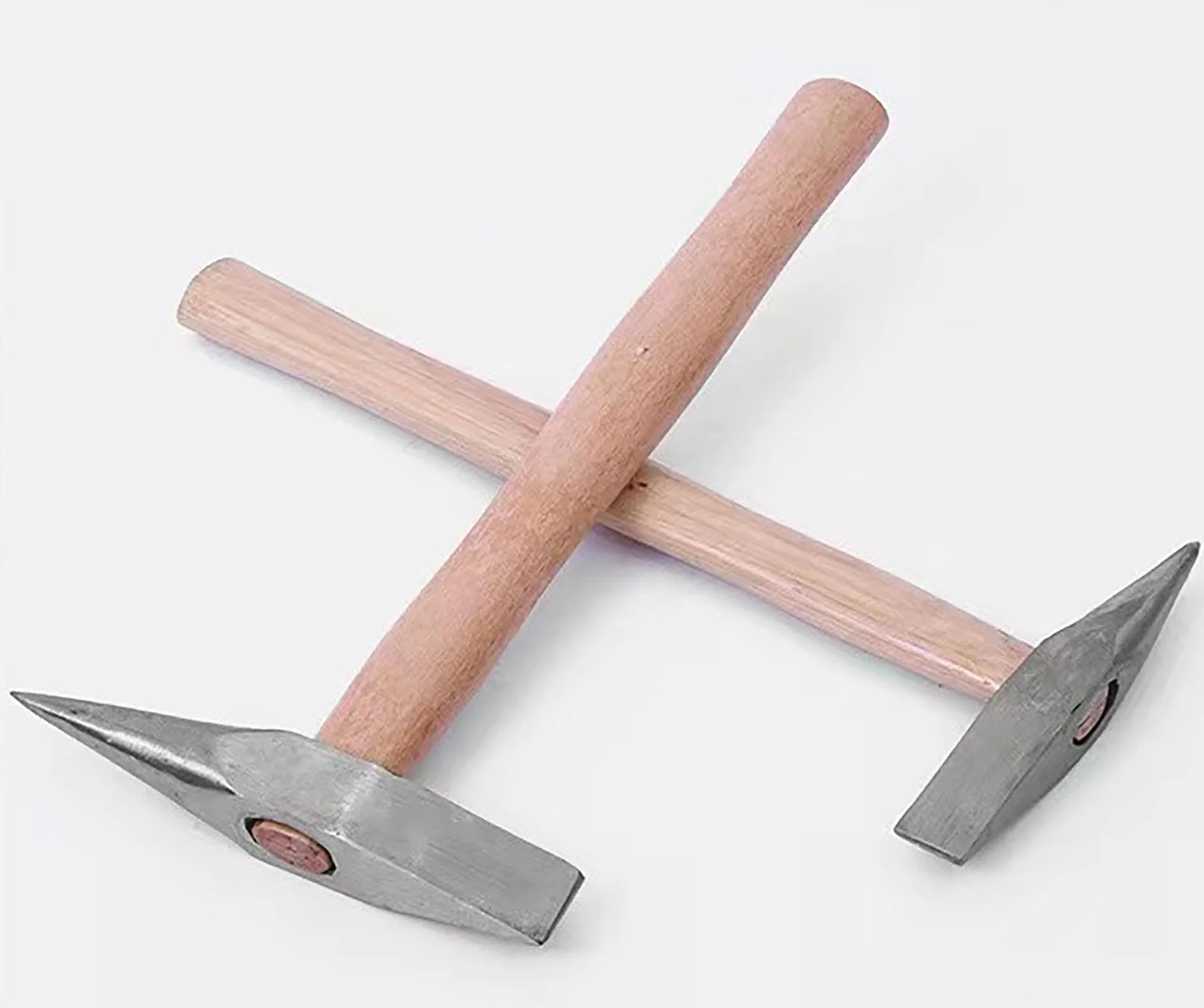 Martello per saldatura in acciaio forgiato 500 g 33,1 cm manico in legno