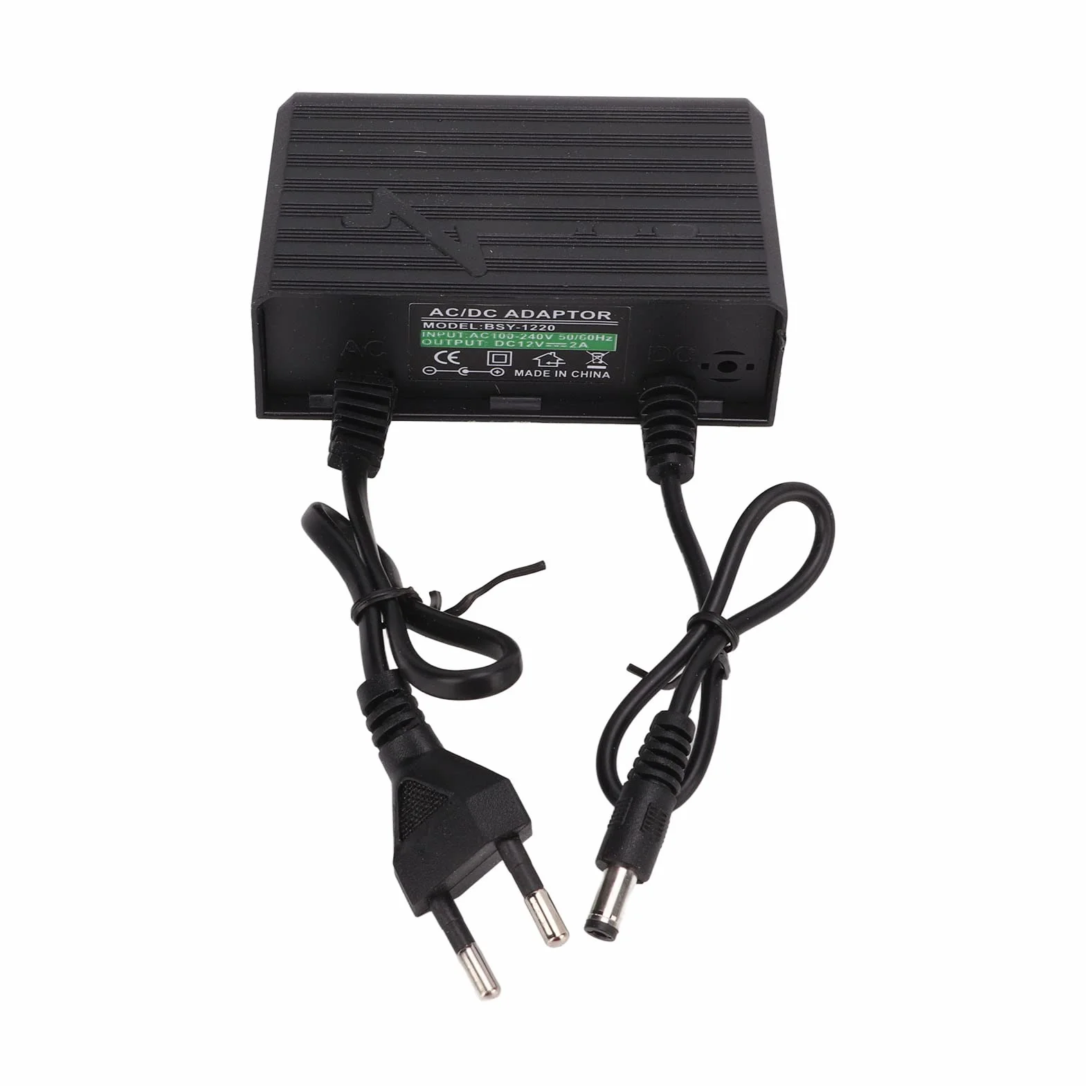 Adattatore AC DC Adattatore 12V 2A Antiruggine Esterno Antiruggine Antipioggia Regolamenti europei
