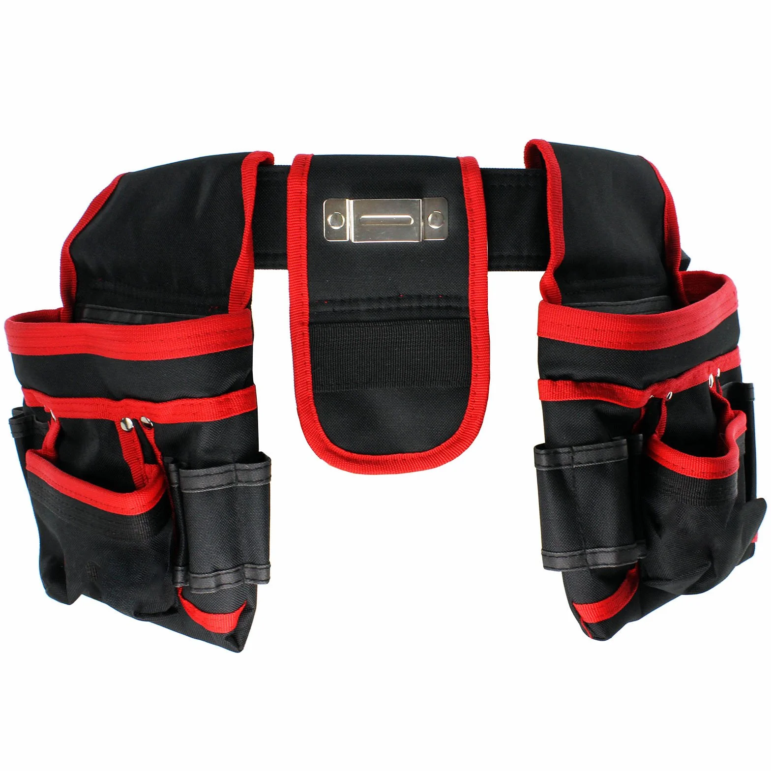 Cintura Doppia Resistente 20 Tasche Attrezzi Falegname Marsupio Chiodi