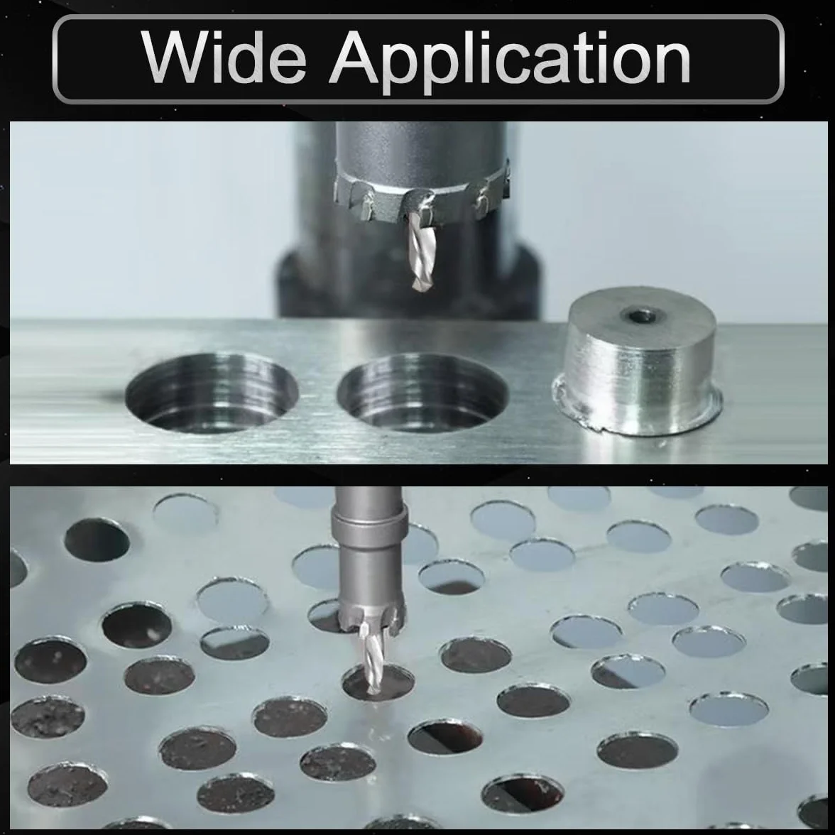 KATUR Fresa a tazza in metallo duro 45 mm per acciaio inossidabile metallo ferro lega rame legno