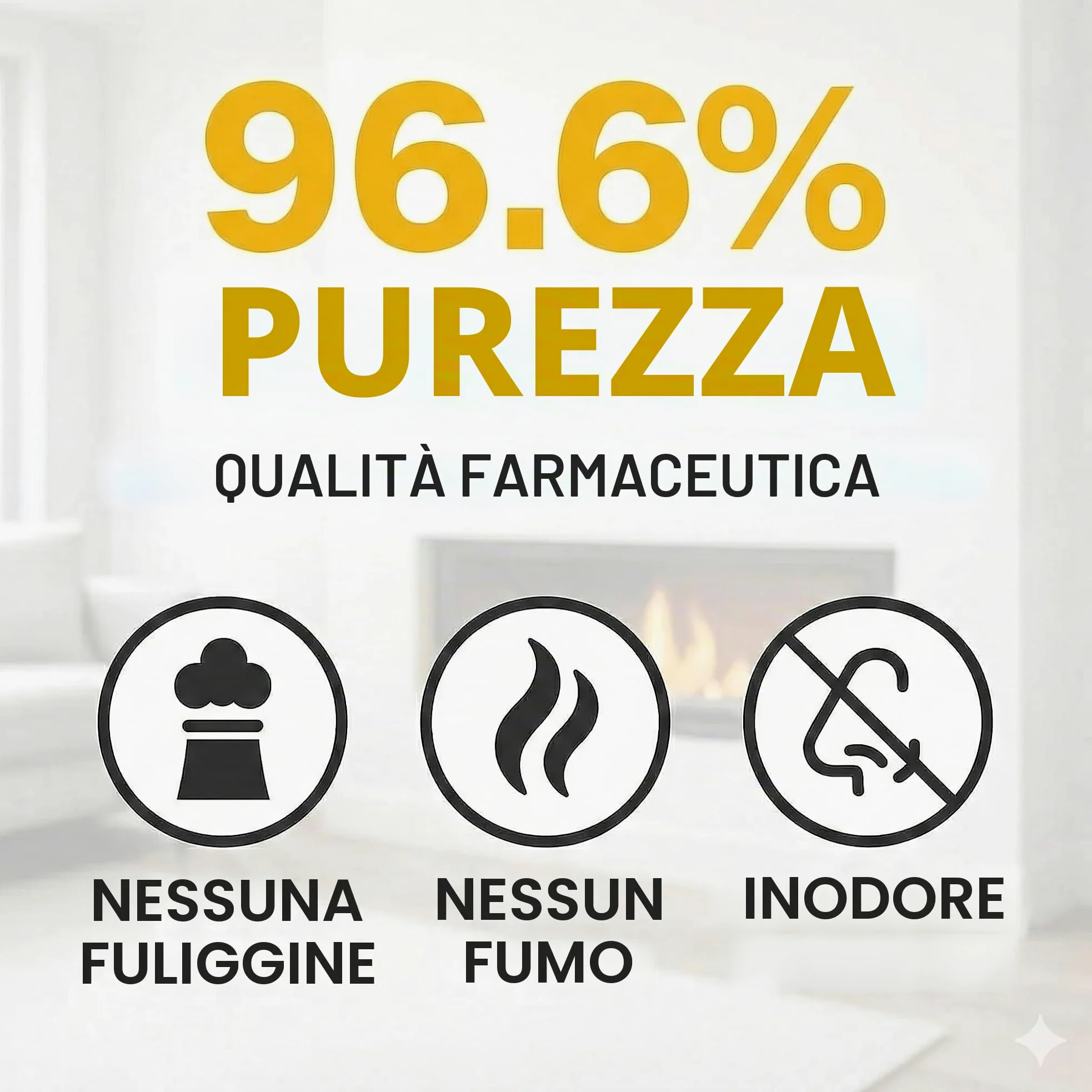 GiDeli Bioetanolo 25L Etanolo 96,6% Bio Alcool Inodore e Pulito da Bruciare per Camini Interni ed Esterni
