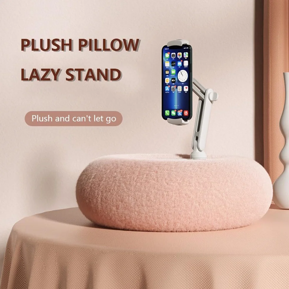 Generisch Supporto per Kindle, Pillow Stand Regolabile a 360° per la Lettura in Bed, Fuzzy Bowl per Kindle Accessori