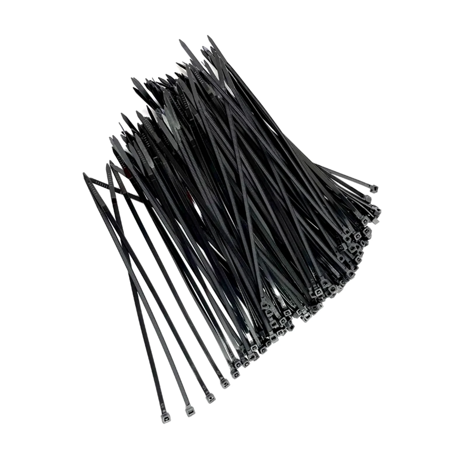 300 fascette stringicavo in nylon e plastica autobloccanti a tre modalità, nere, for fissare cavi ad anello, varie specifiche - Facile Installazione(4x300 5x250 5x300mm)